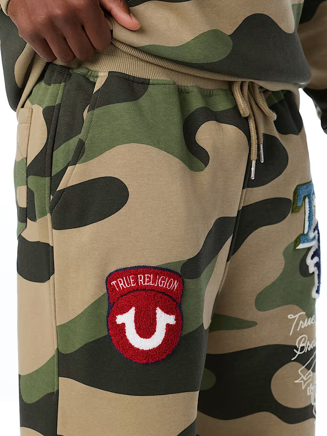 True Religion - Logo Patch Baggy Sweatpant