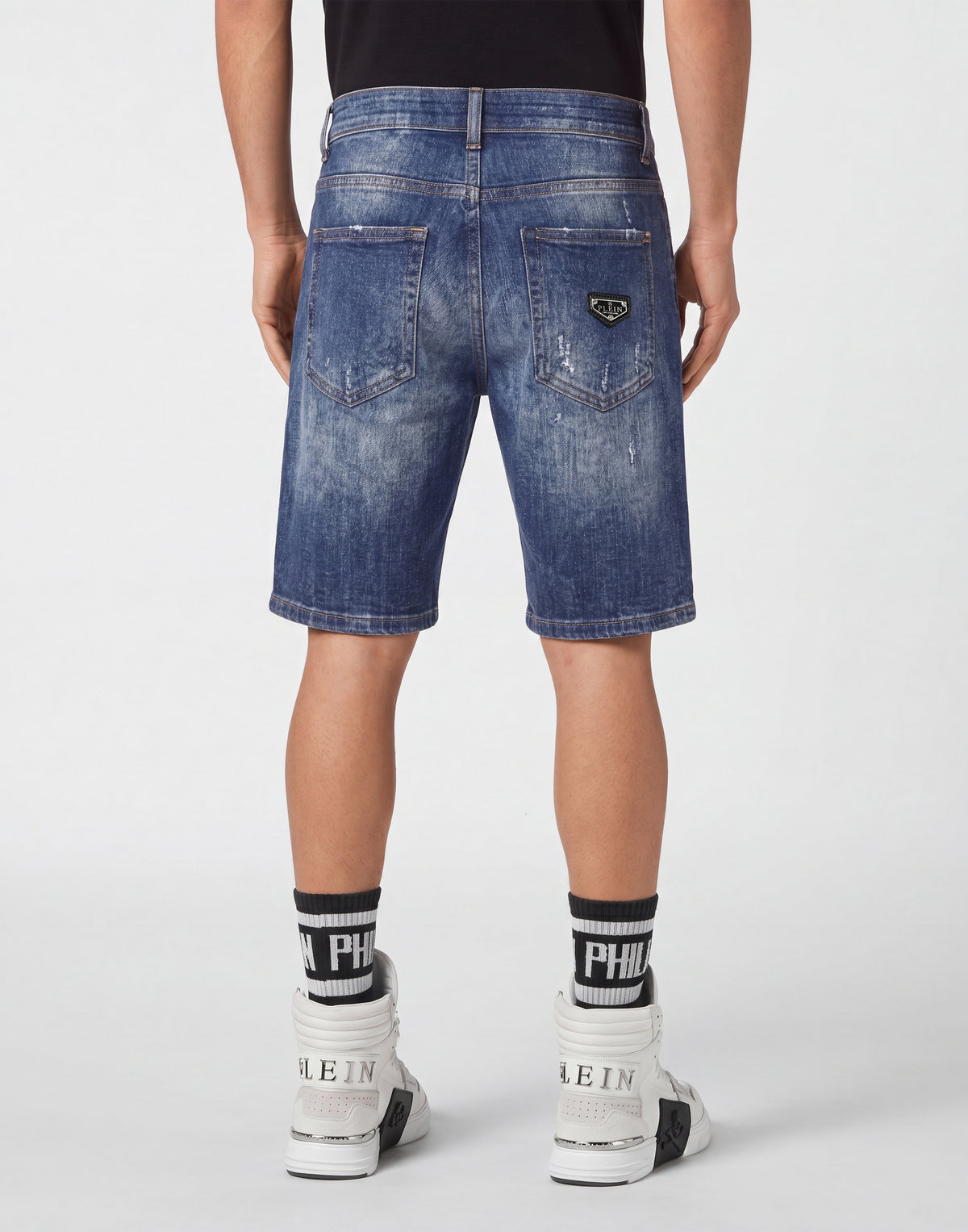 PHILIPP PLEIN - Denim Formentera Shorts Basics