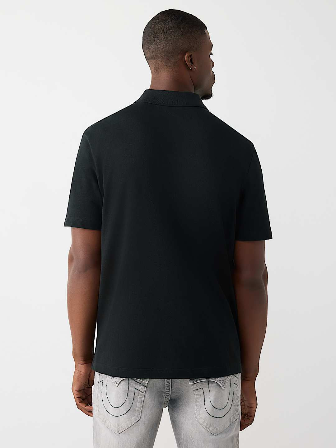 True Religion - Logo Piqué Polo Shirt