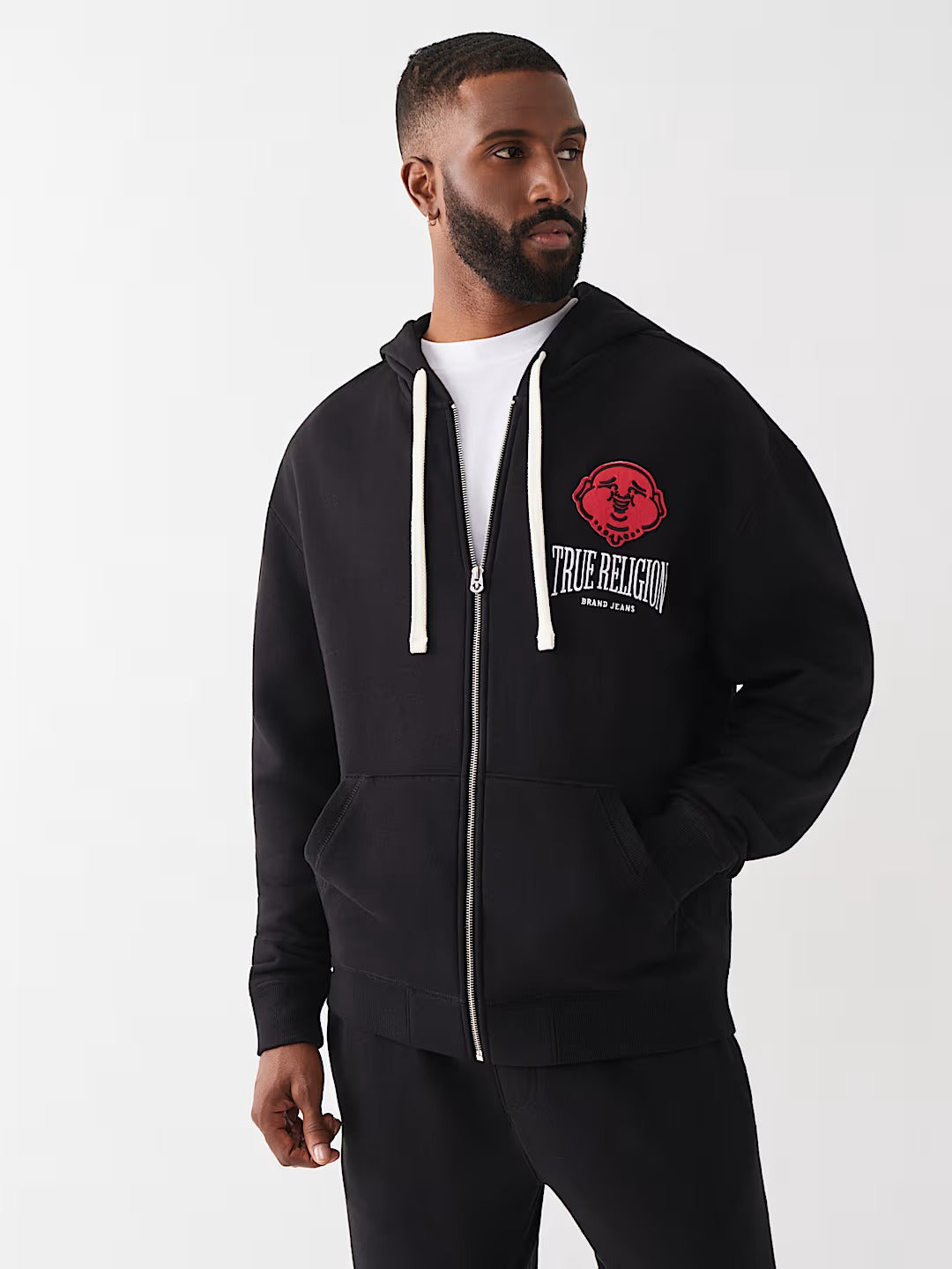 True Religion - Buddha Fleece Zip Hoodie