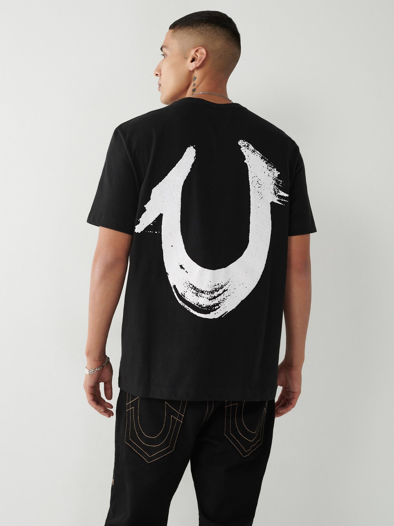True Religion - Painted Horseshoe Relaxed Tee