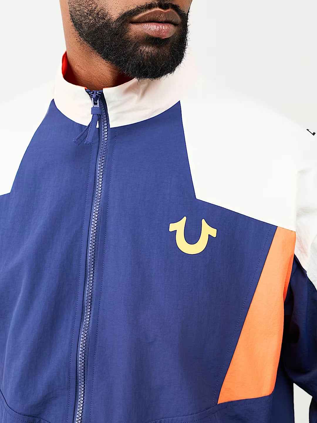 True Religion - Colorblock Nylon Track Jacket