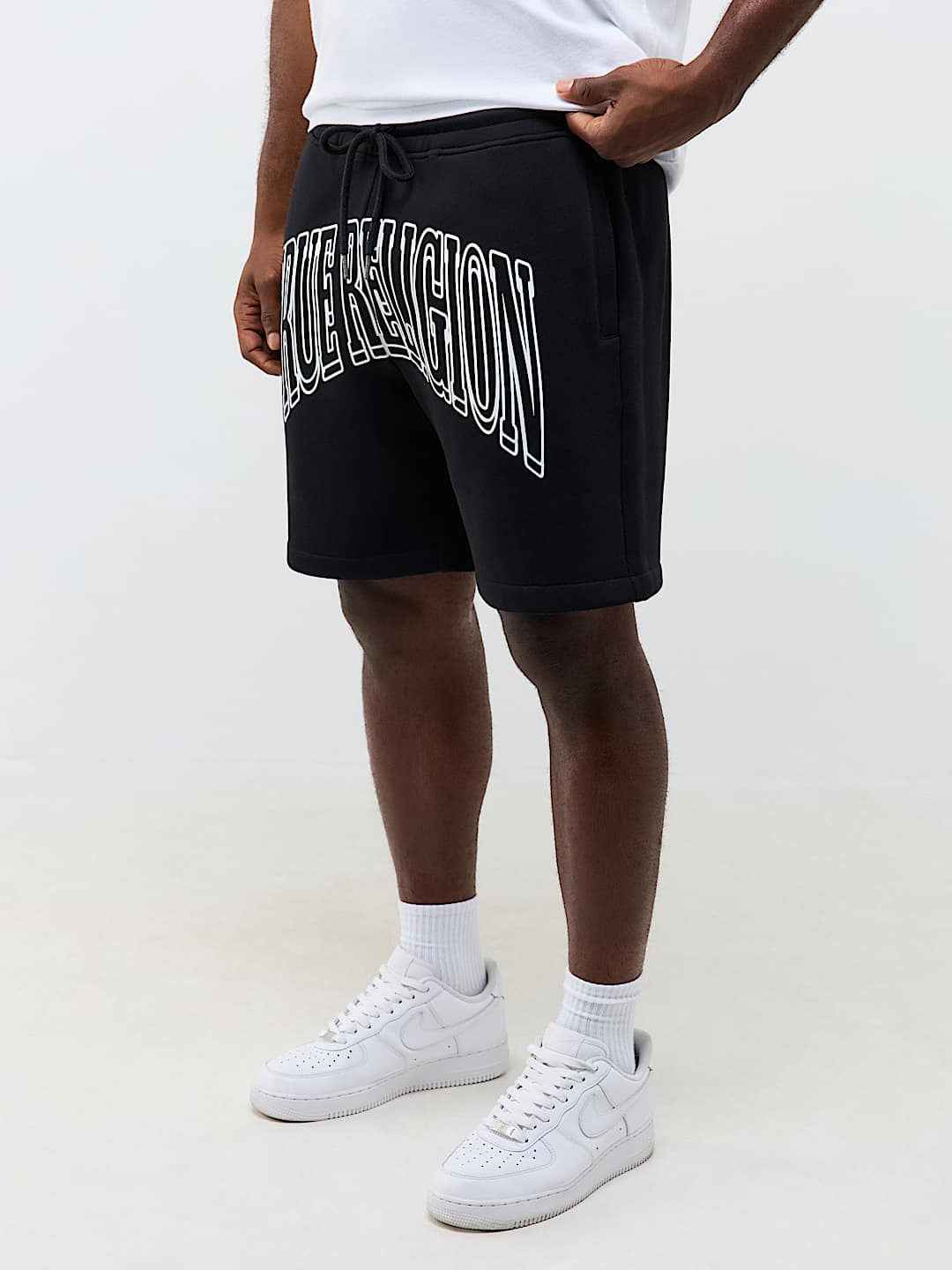 True Religion - Groovy Horseshoe Fleece Short