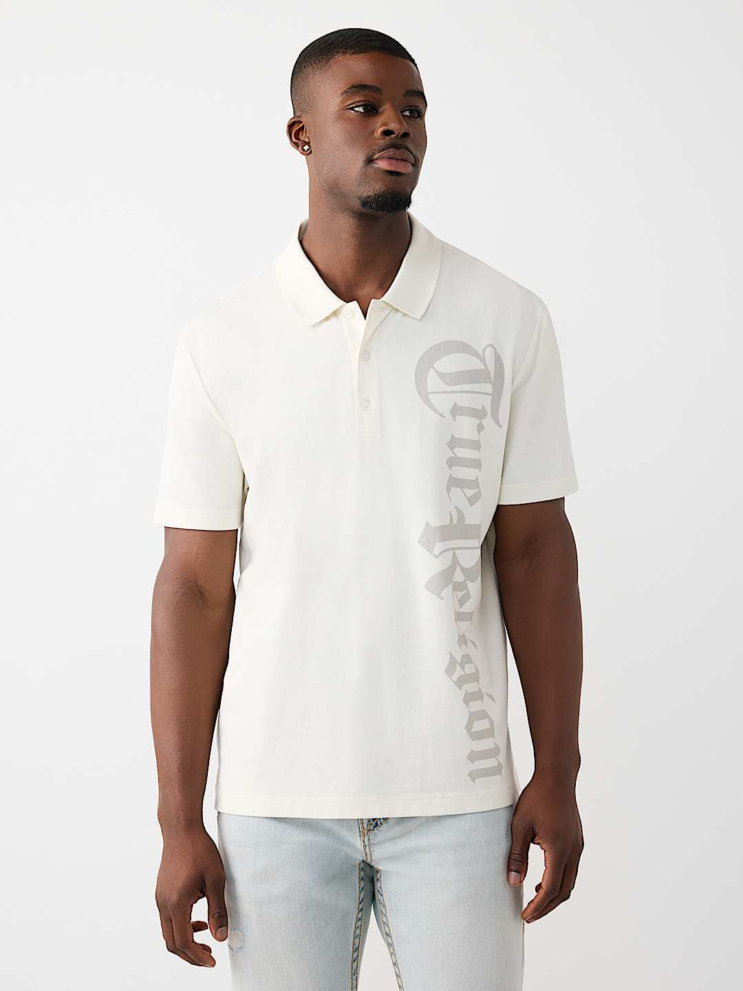 True Religion - Logo Piqué Polo Shirt