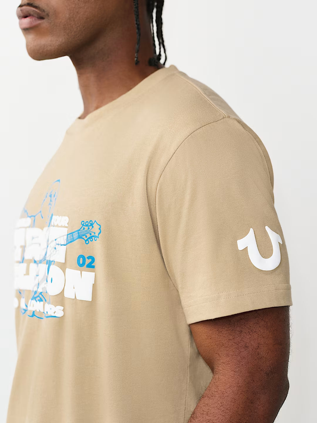 True Religion - Logo Blocky Puff Tee