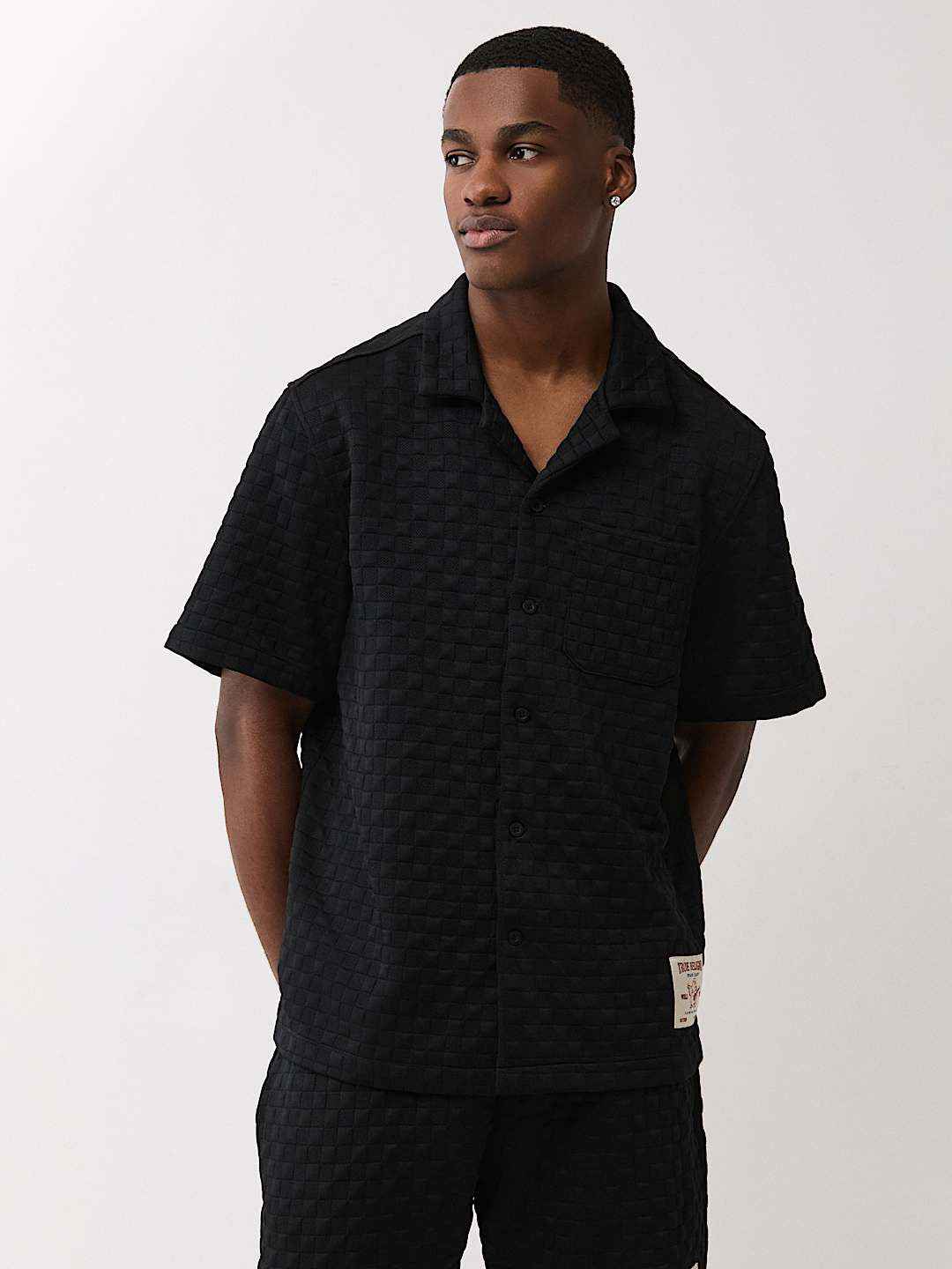 True Religion - Checkered Camp Collar Shirt