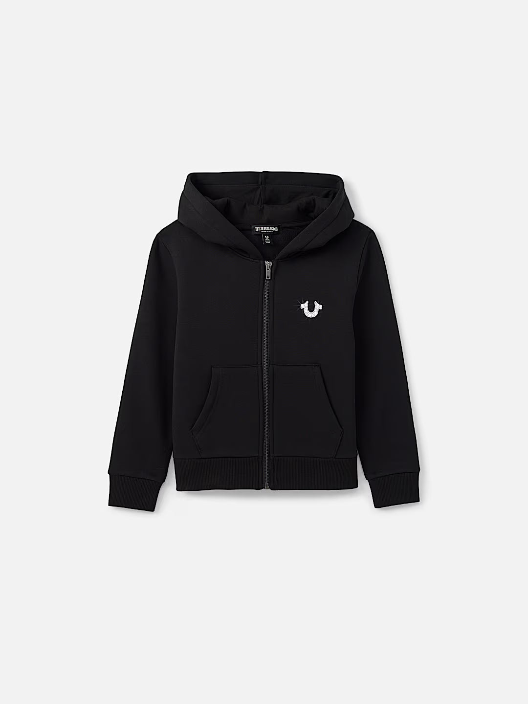 True Religion - Girls Crystal World Tour Logo Zip Hoodie