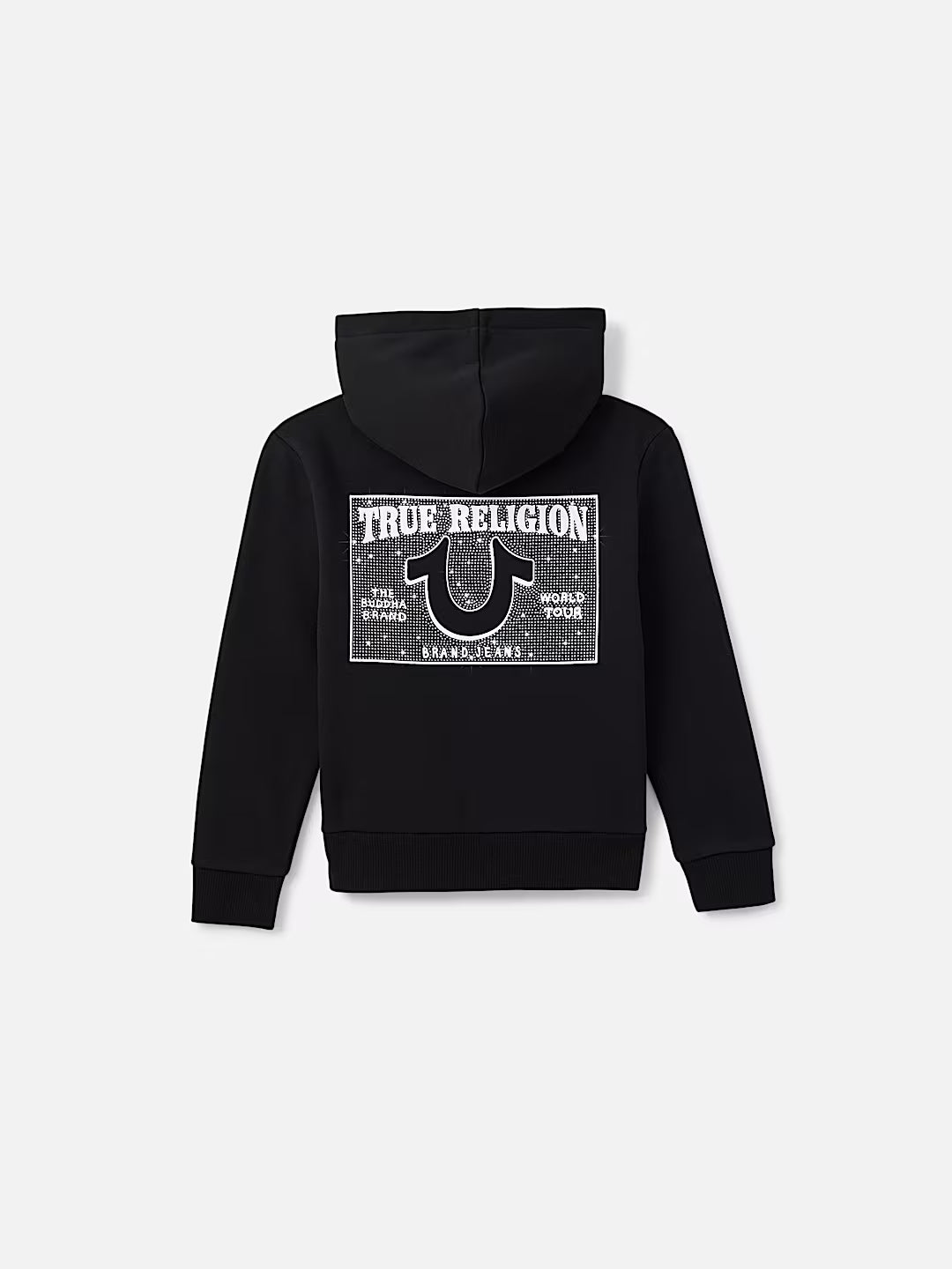 True Religion - Girls Crystal World Tour Logo Zip Hoodie