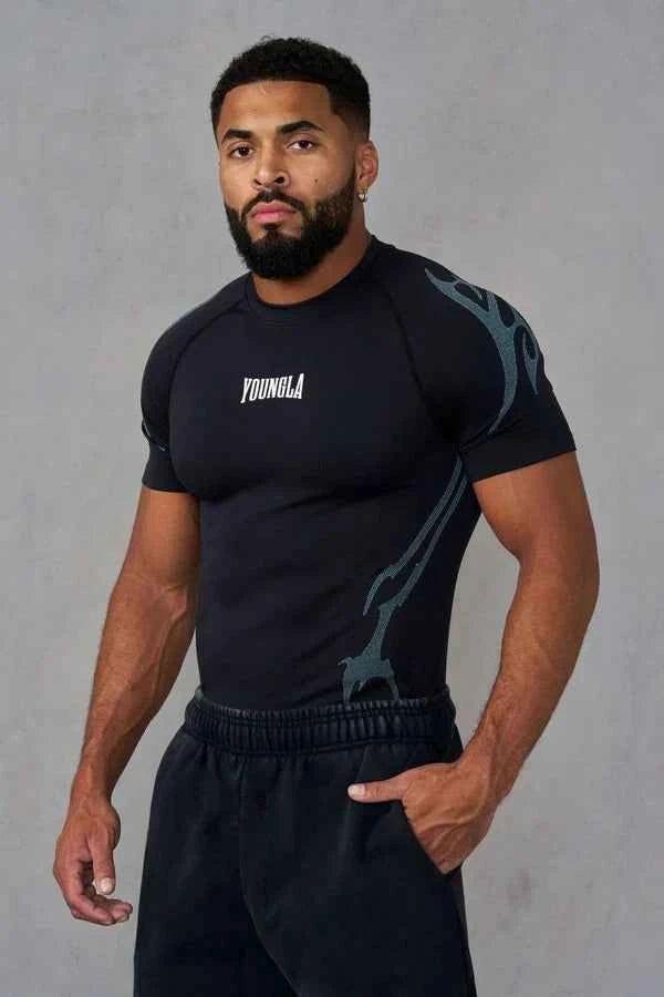 YOUNGLA - 4067 Gothic Compression Tees