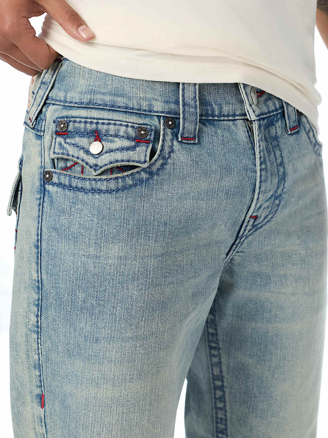True Religion - Billy Big T Flap Bootcut Jean