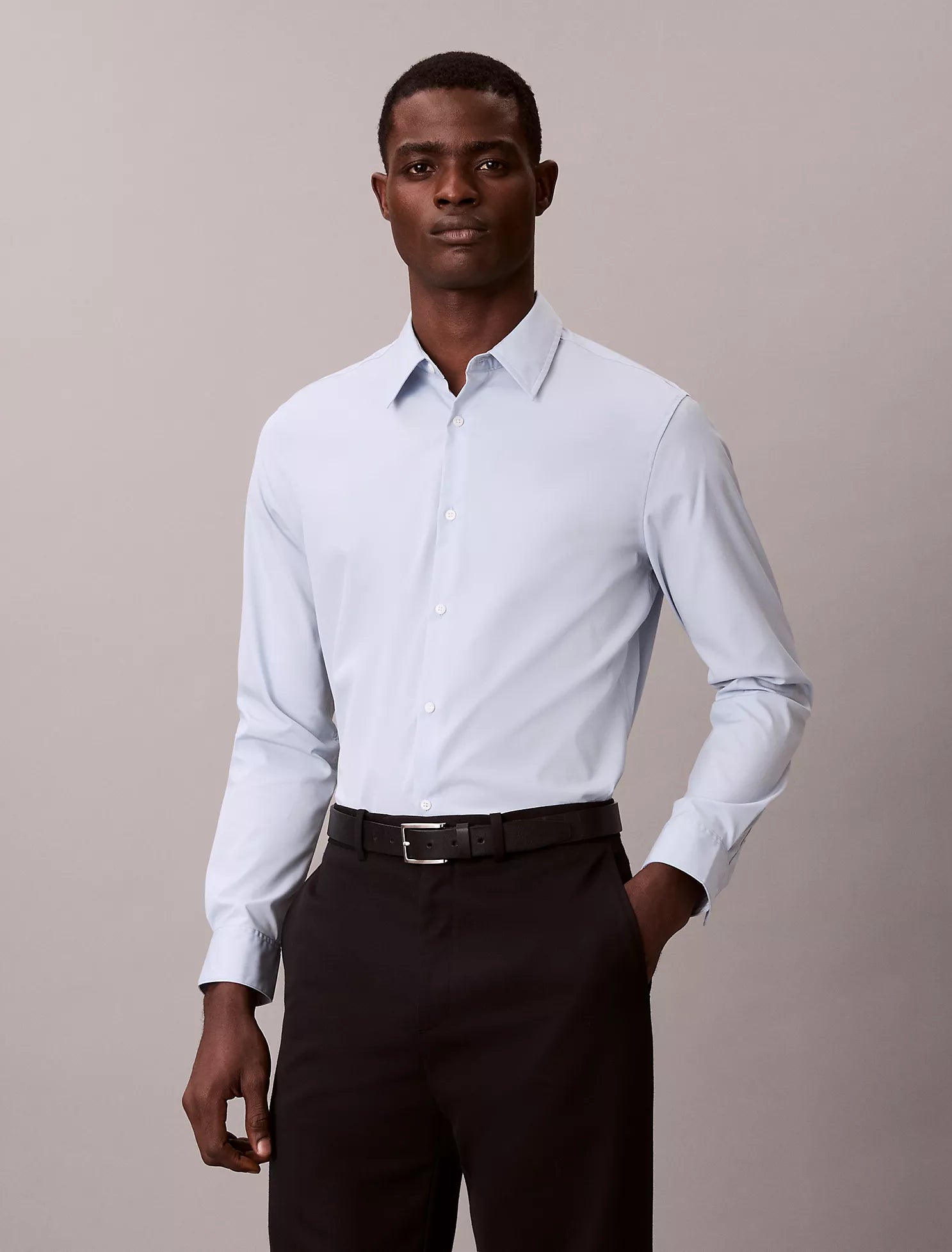 Calvin Klein - Supima Stretch Cotton Slim Shirt