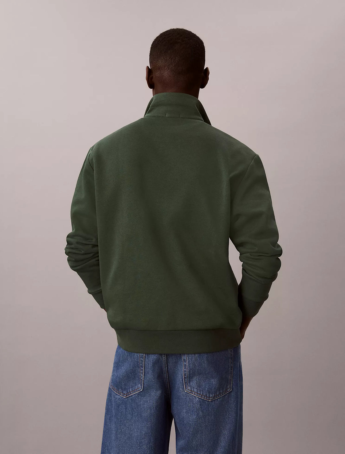 Calvin Klein - Archive Logo Fleece Quarter Zip Sweatshirt