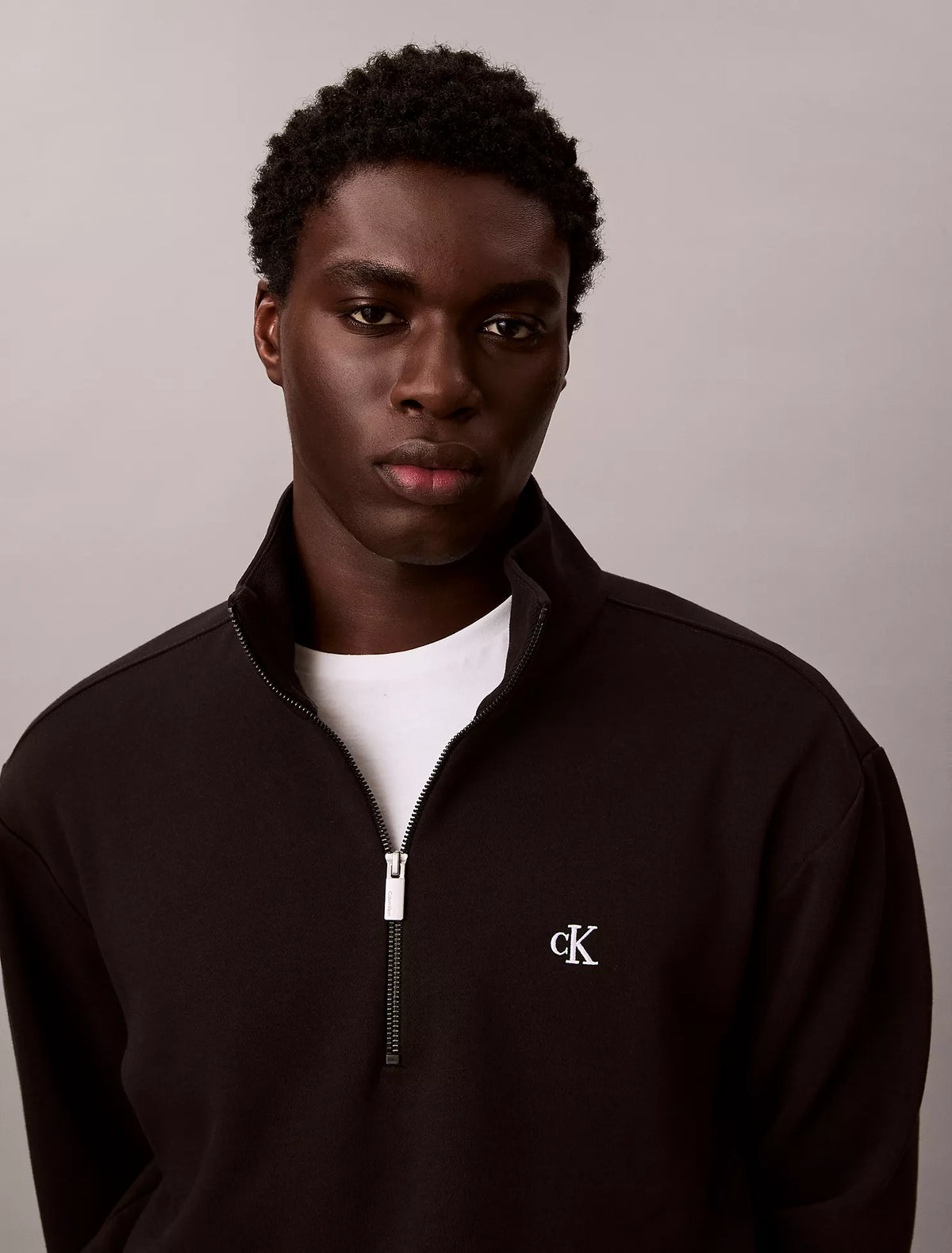 Calvin Klein - Archive Logo Fleece Quarter Zip Sweatshirt