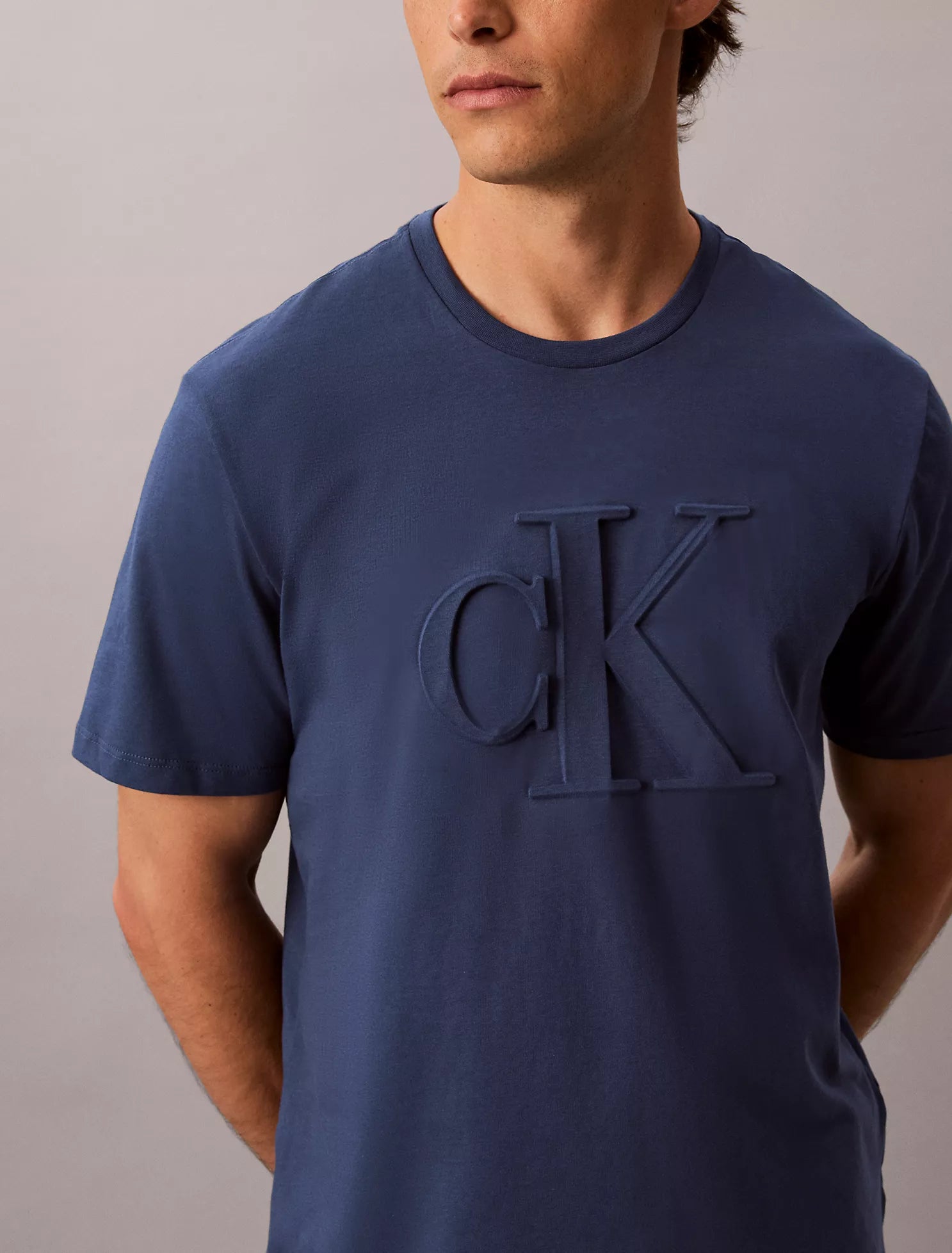 Calvin Klein - Embossed Monogram Classic T-Shirt