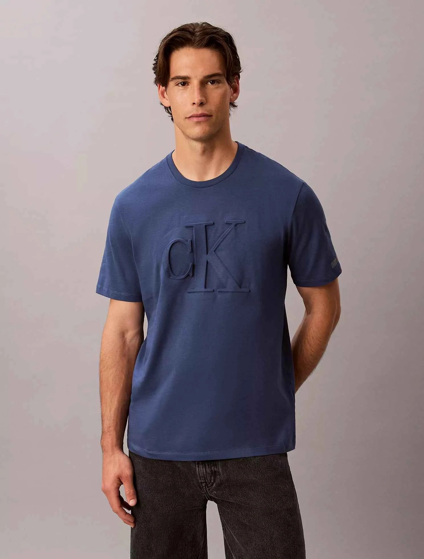 Calvin Klein - Embossed Monogram Classic T-Shirt