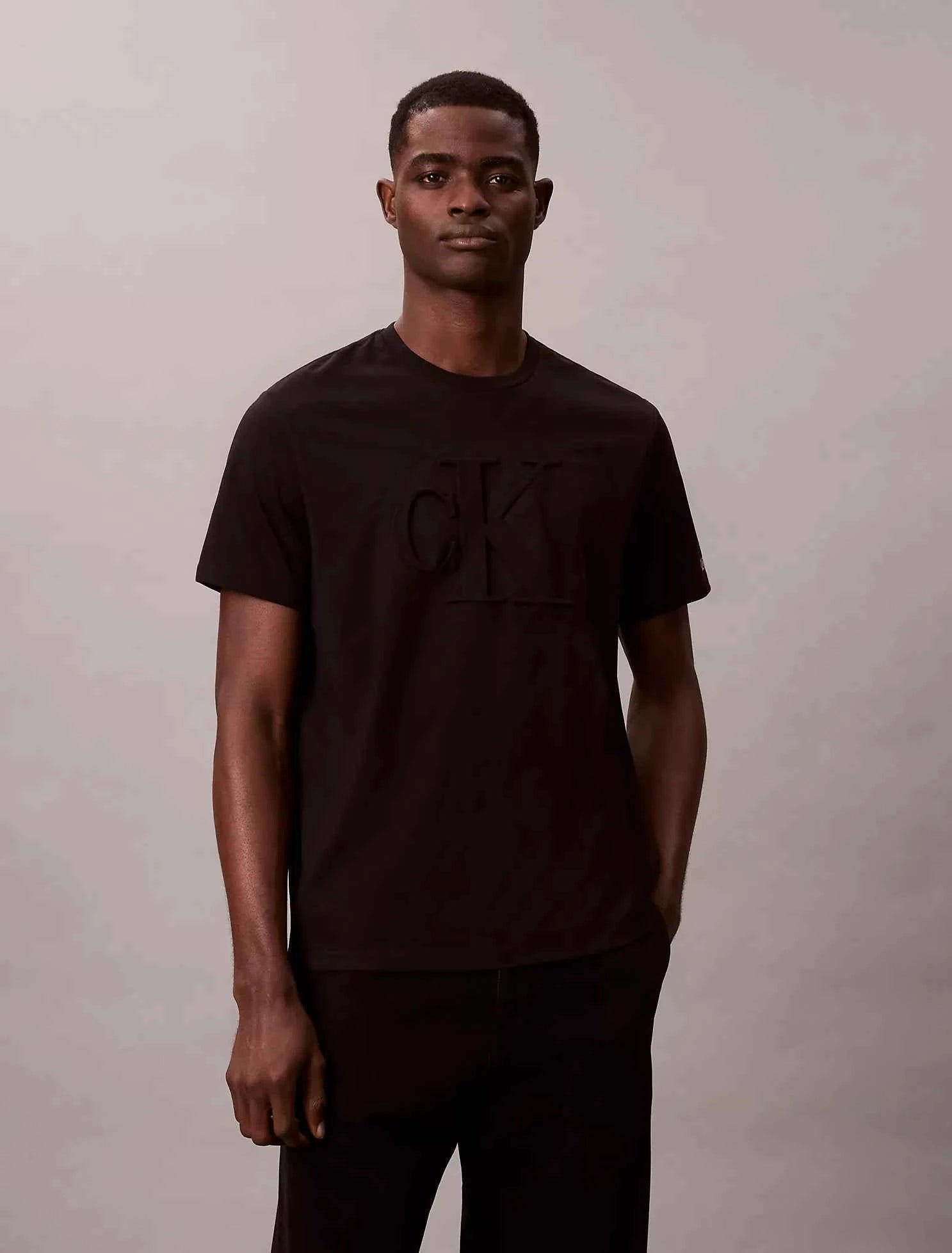Calvin Klein - Embossed Monogram Classic T-Shirt