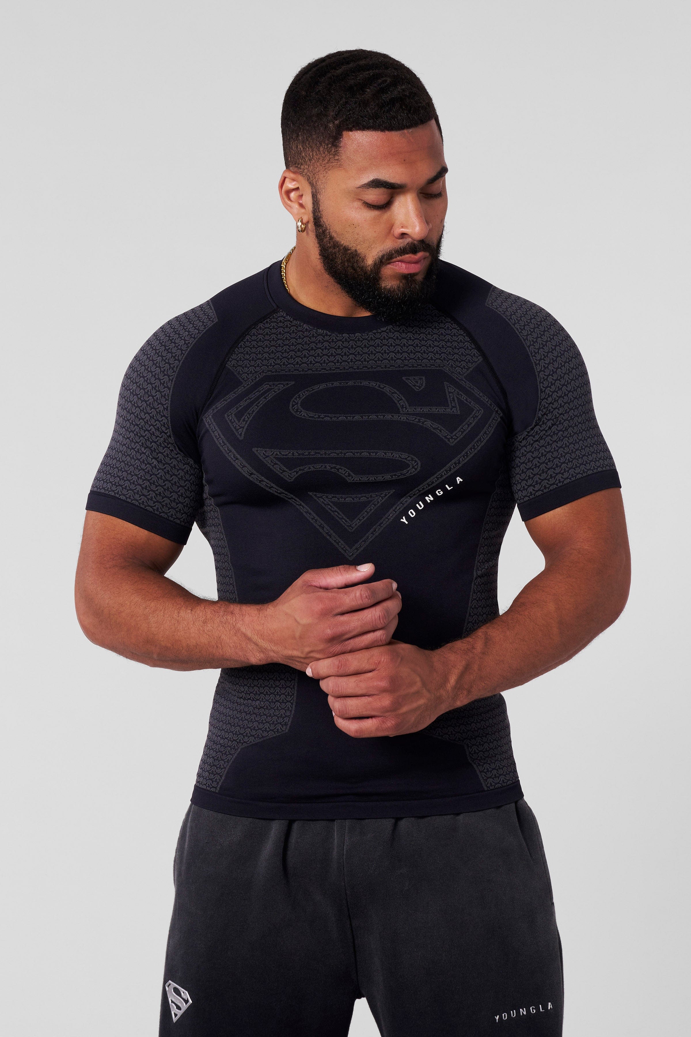 YOUNGLA - 4117 - Superman Compression Tees