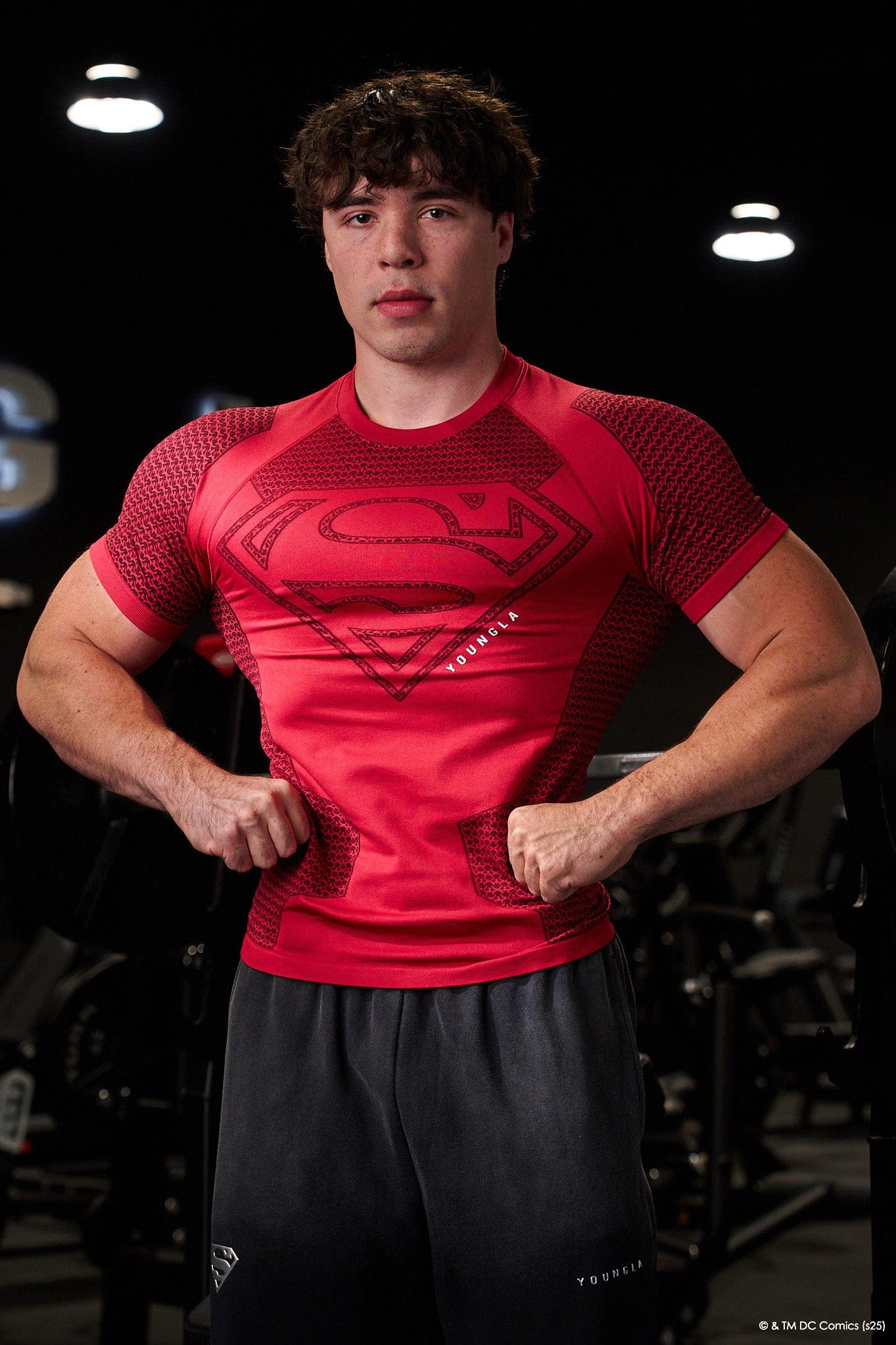 YOUNGLA - 4117 - Superman Compression Tees