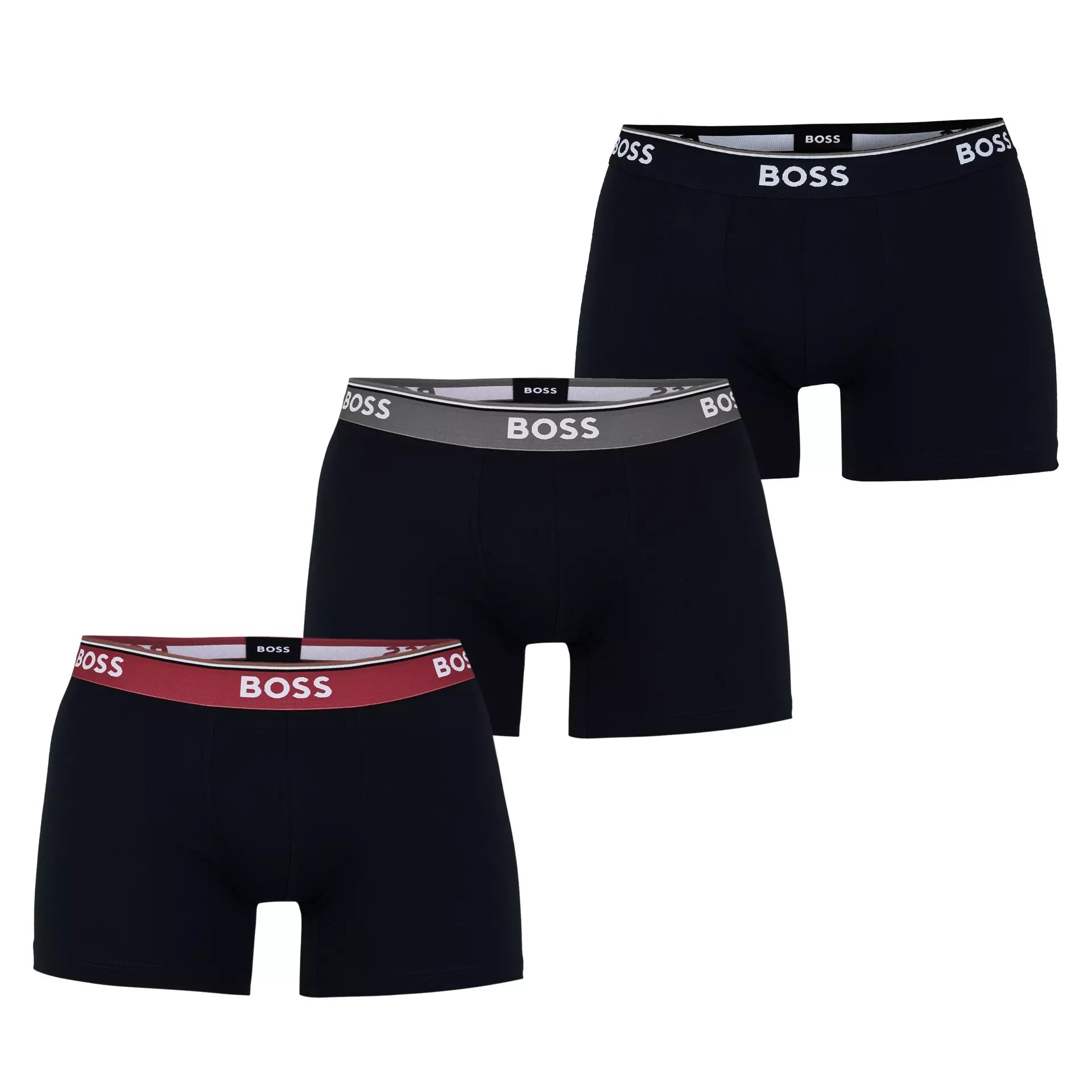 Boss - Mens BOSS Bodywear 3pk Power Boxer Shorts with Logo Detail