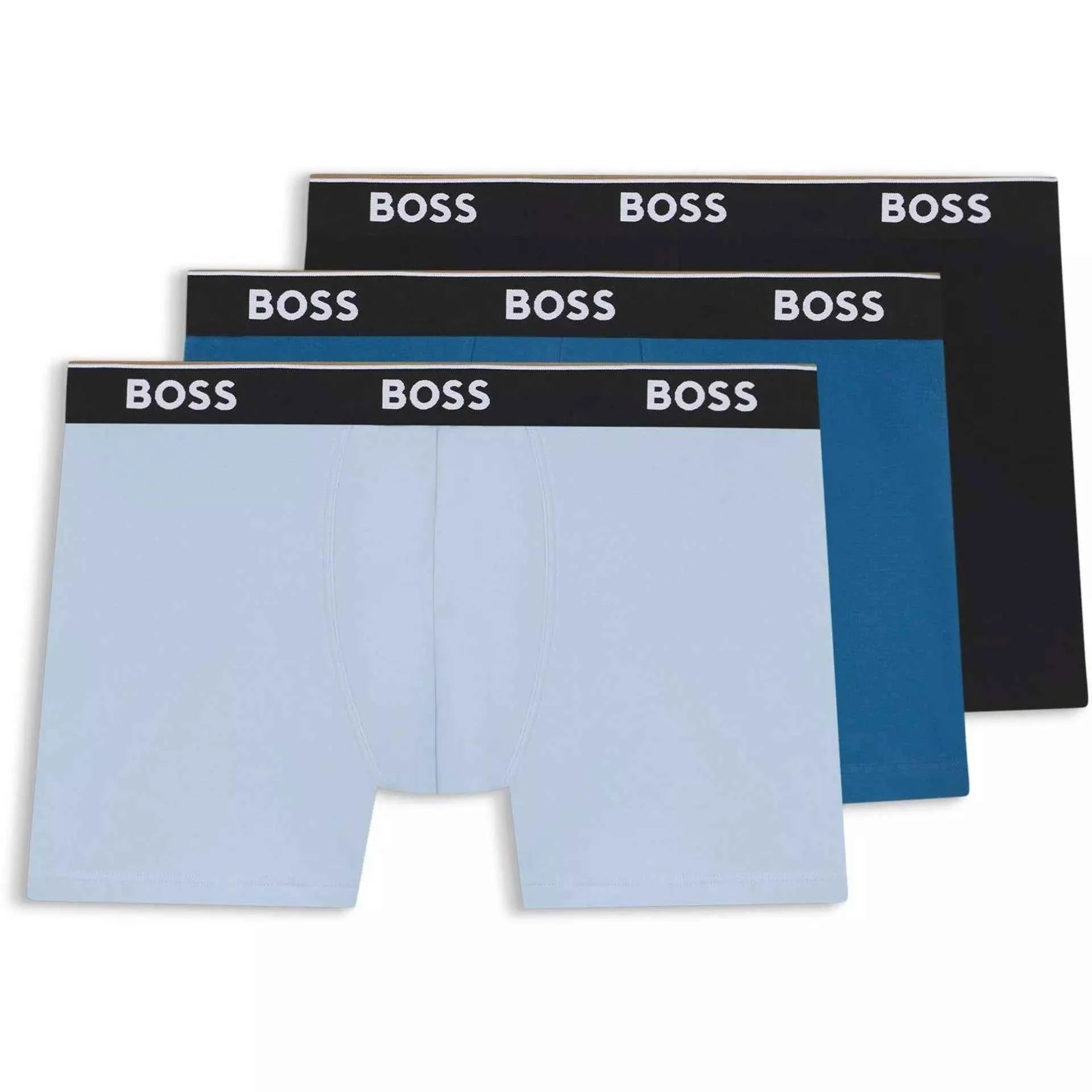 Boss - Mens BOSS Bodywear 3pk Power Boxer Shorts with Logo Detail
