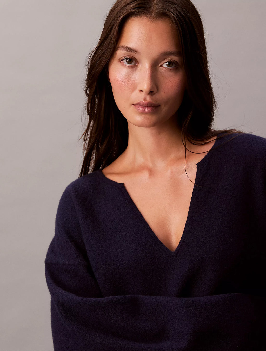 Calvin Klein - Merino Wool Relaxed V-Neck Sweater