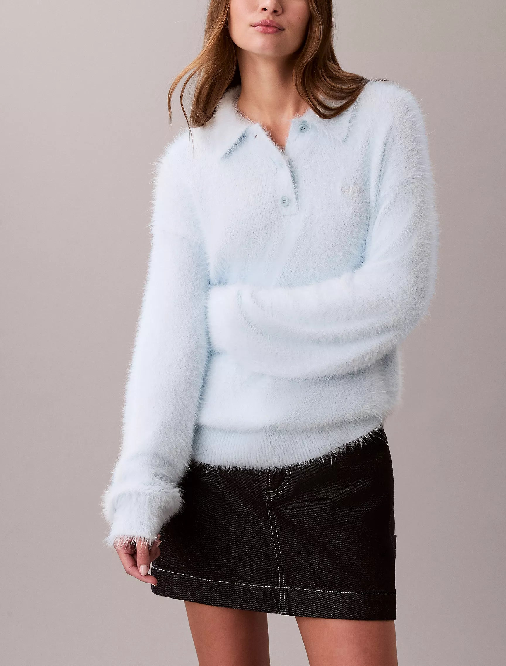 Calvin Klein - Soft Polo Relaxed Sweater