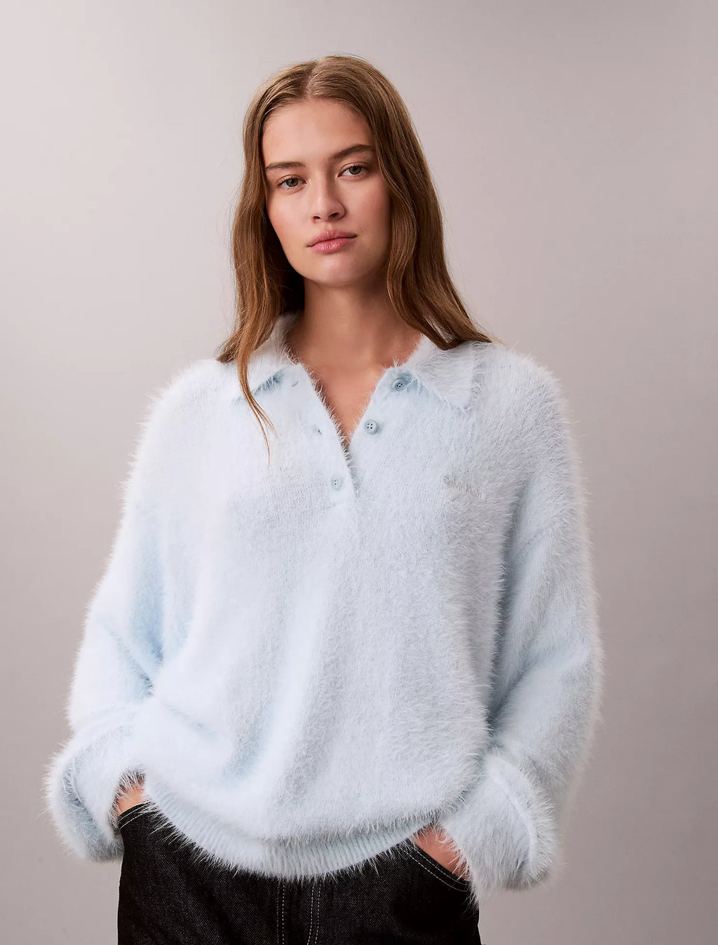 Calvin Klein - Soft Polo Relaxed Sweater