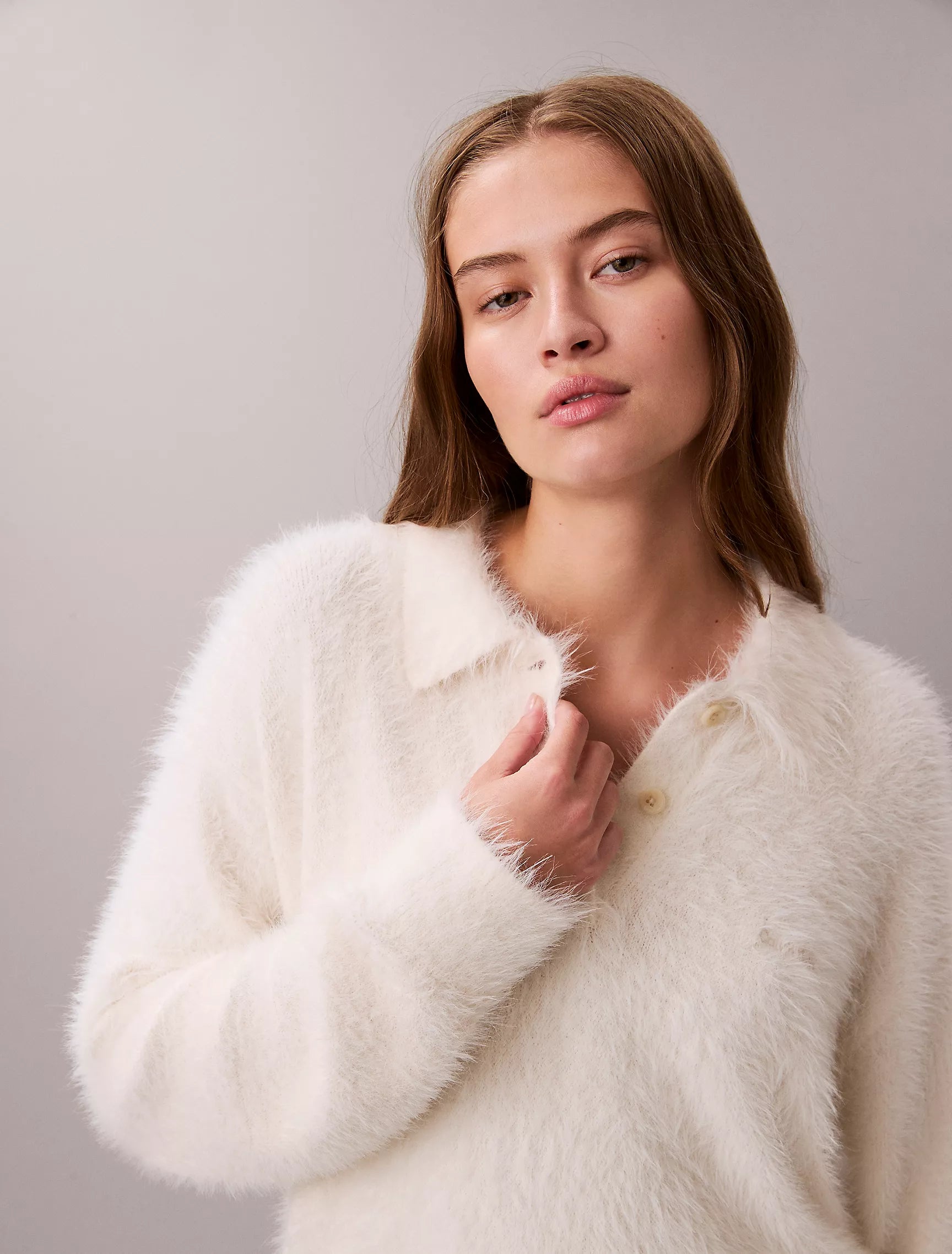 Calvin Klein - Soft Polo Relaxed Sweater