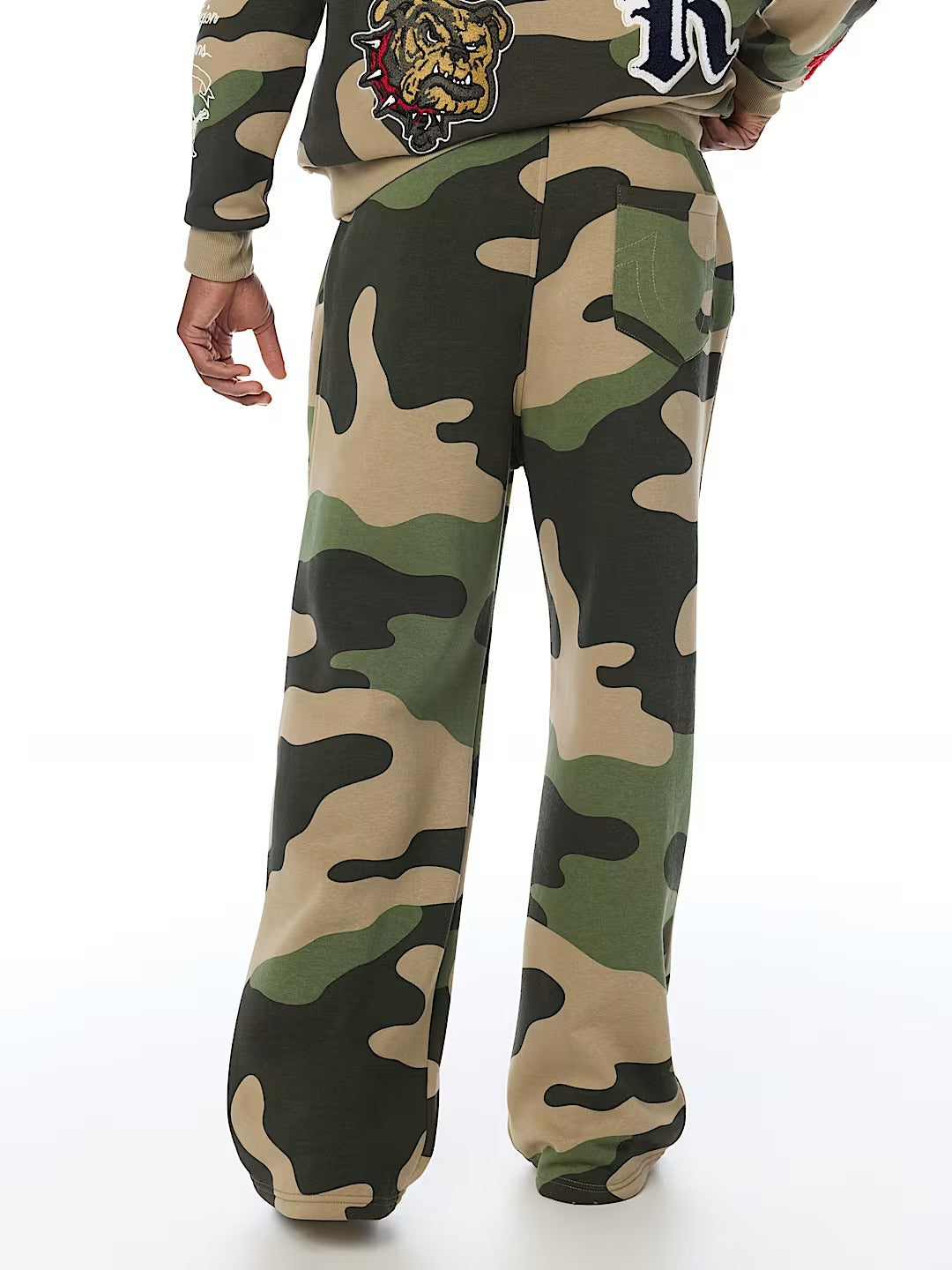 True Religion - Logo Patch Baggy Sweatpant