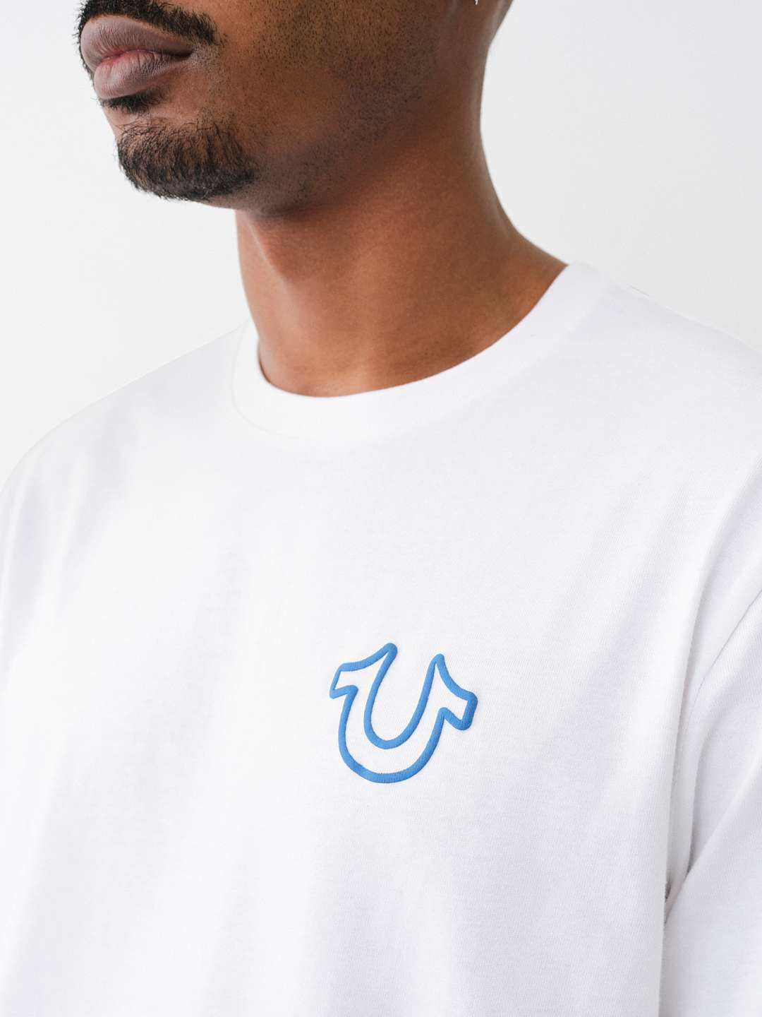 True Religion - Logo Overseam Puff T Tee