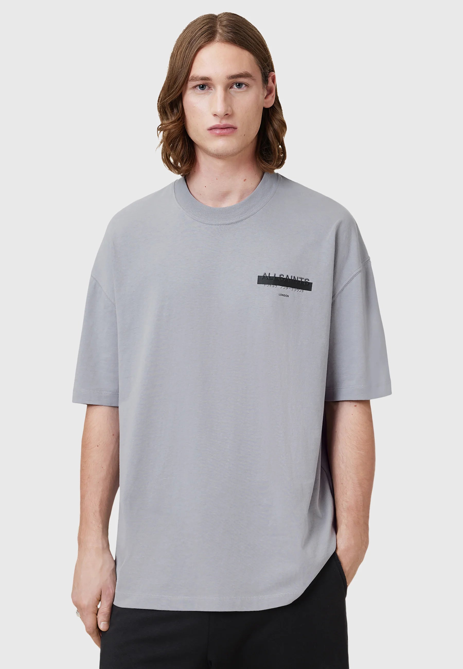 AllSaints - Redact Crew Print T-shirt