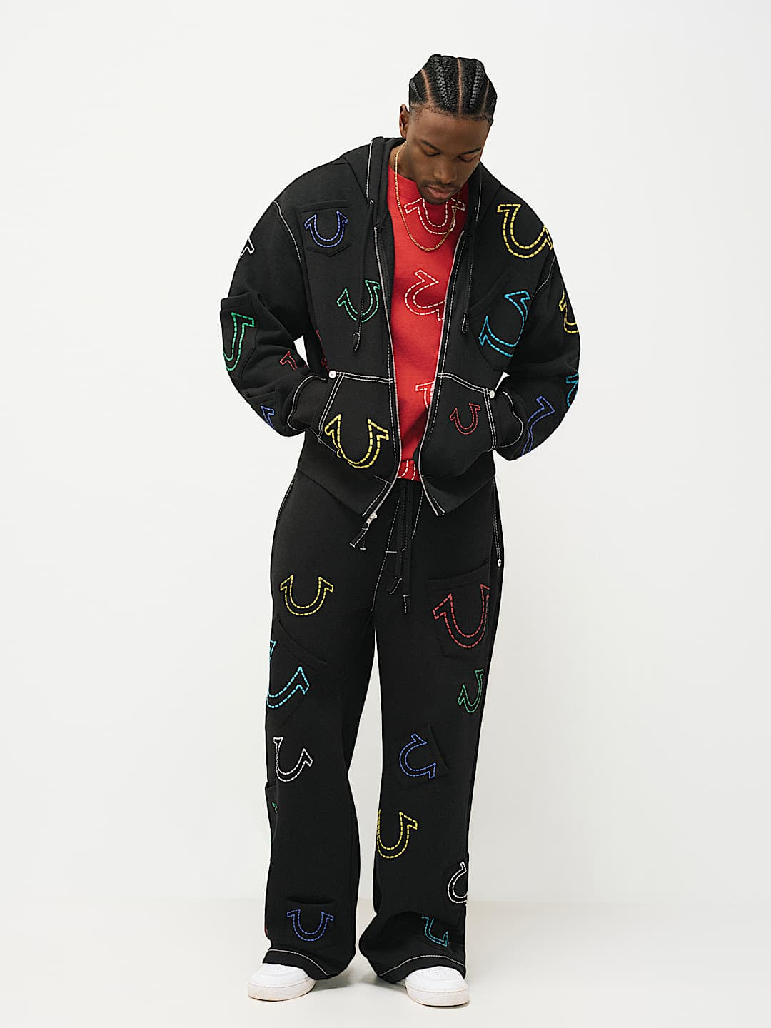 True Religion - Horseshoe Big T Baggy Sweatpant