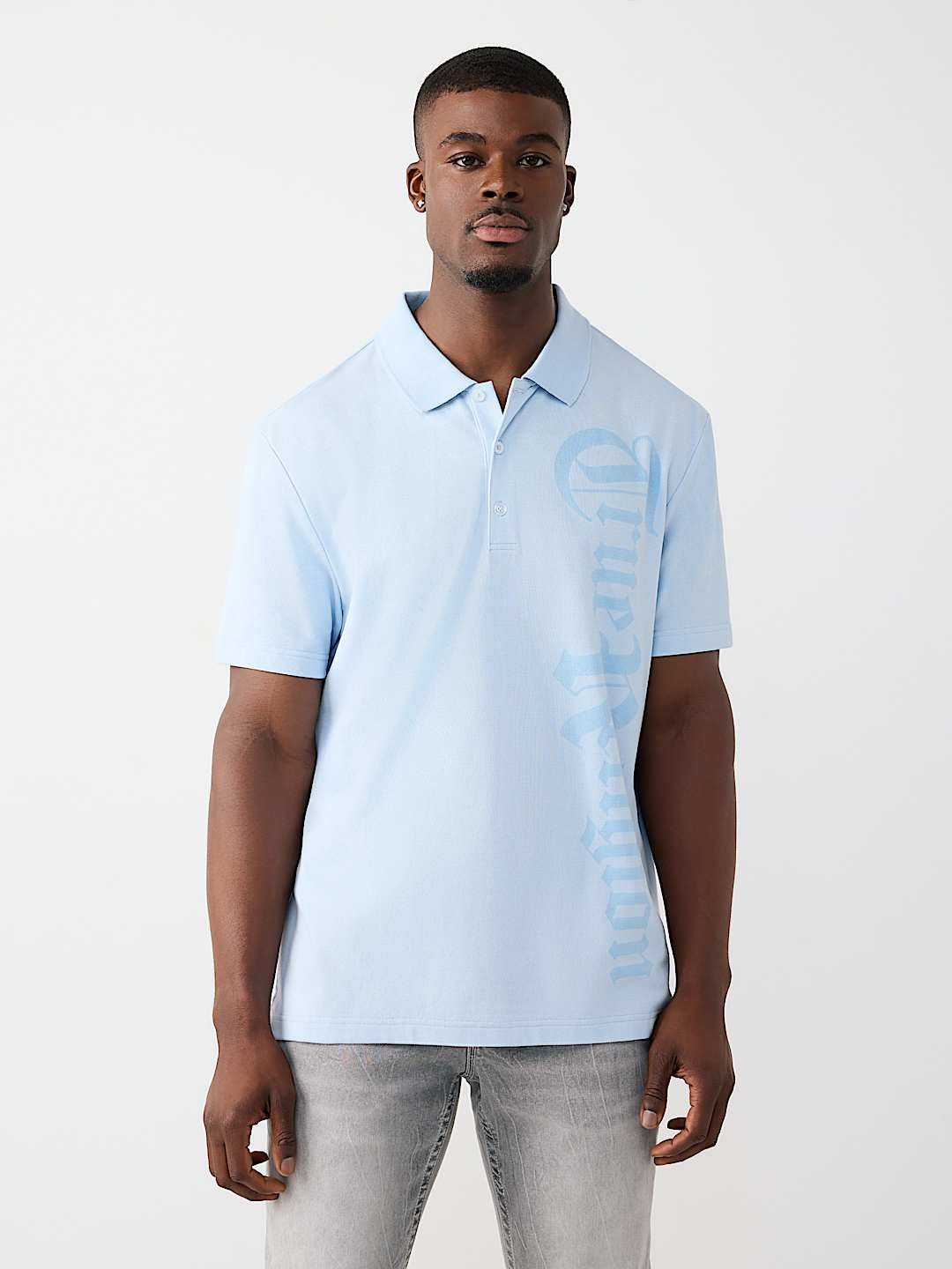 True Religion - Logo Piqué Polo Shirt