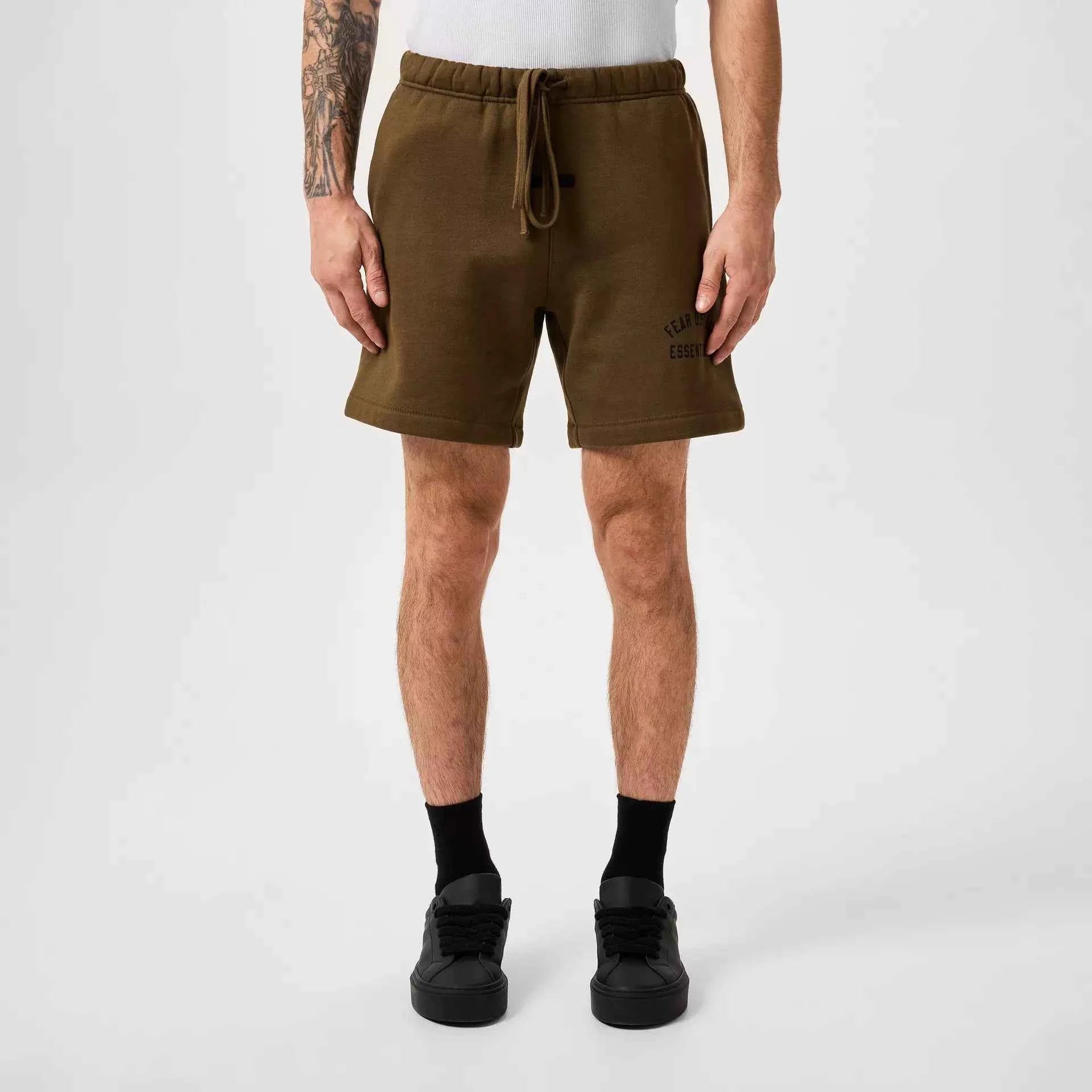 Fear Of God Essentials - Cotton Logo Shorts