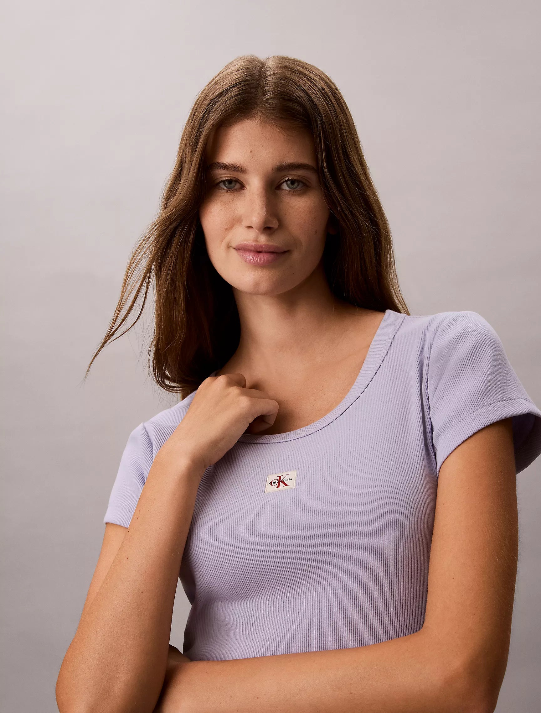 Calvin Klein - Woven Monologo Slim T-Shirt