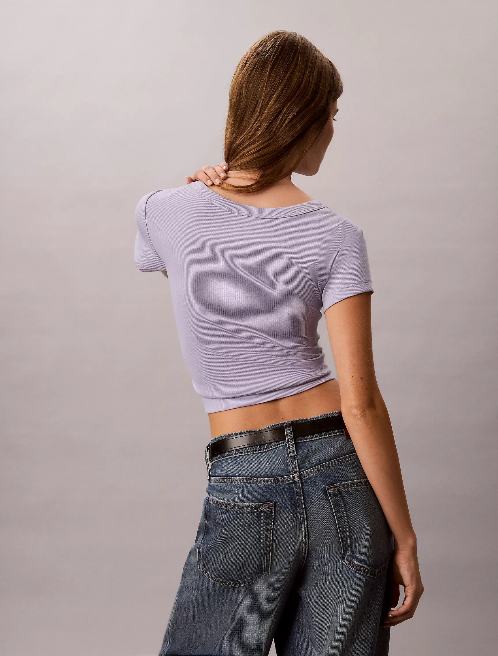 Calvin Klein - Woven Monologo Slim T-Shirt
