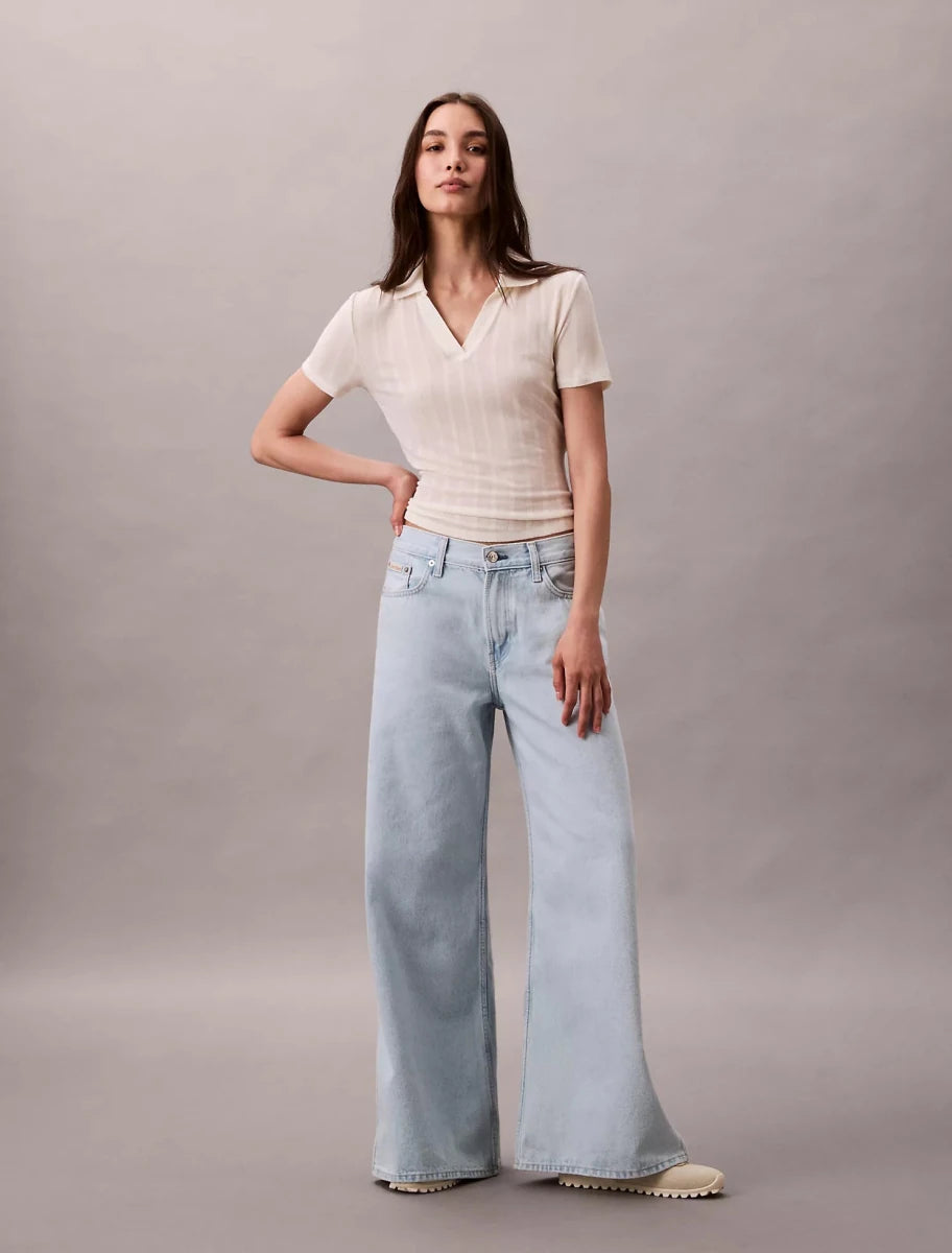 Calvin Klein - Ultra Wide Leg Jeans - Brandatak Store