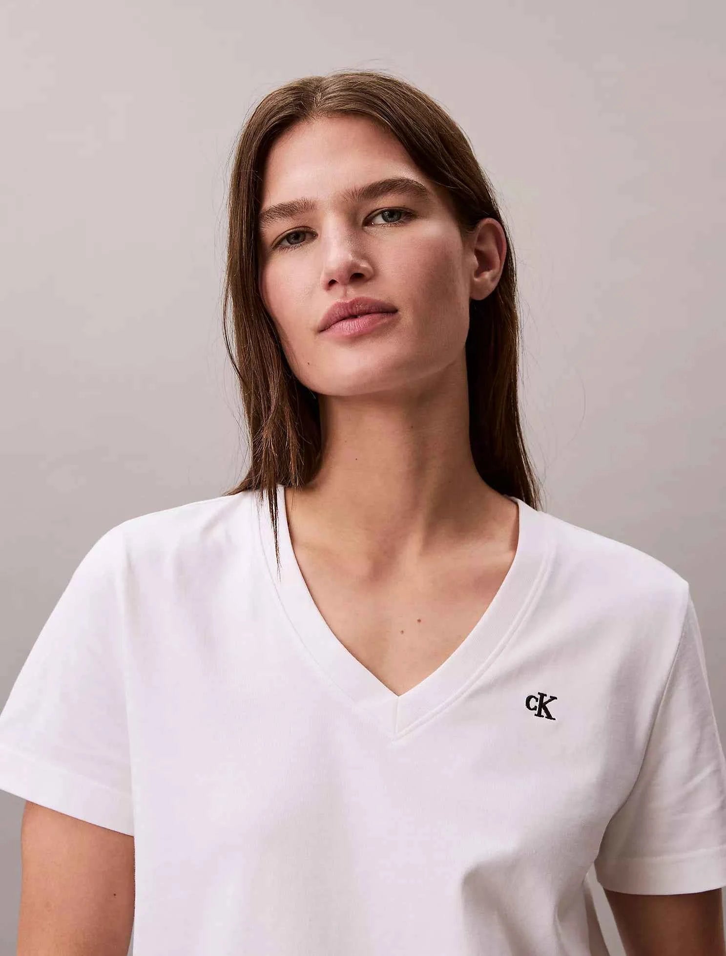Calvin Klein - Monogram V-Neck T-Shirt
