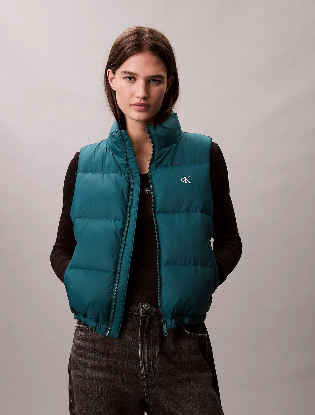 Calvin Klein - Nylon Monogram Puffer Vest