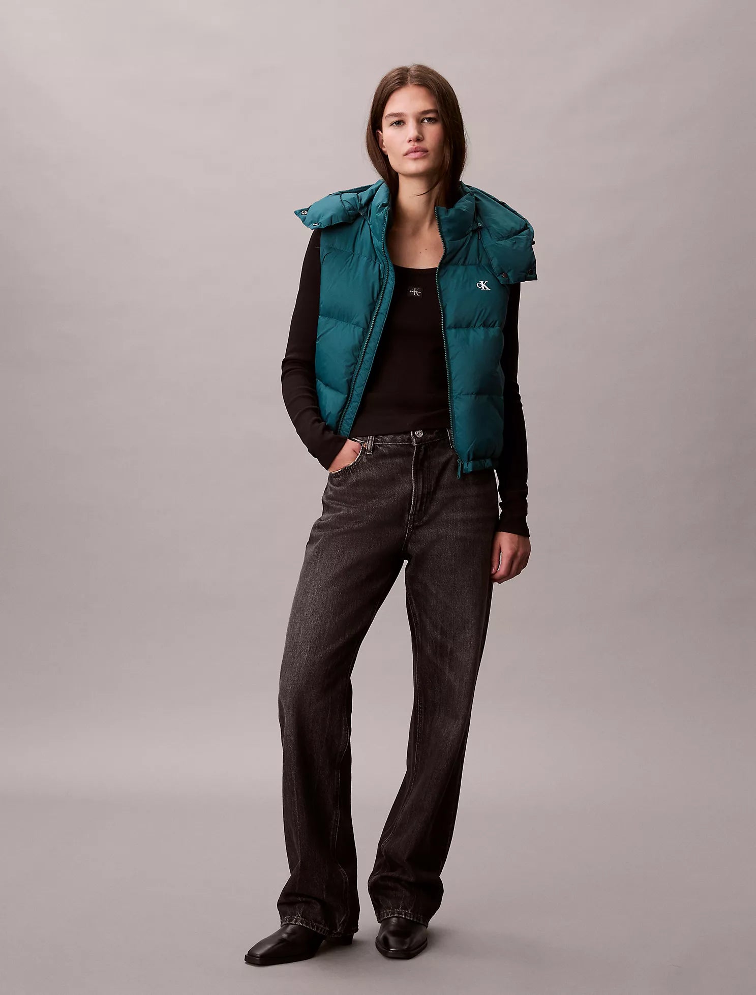 Calvin Klein - Nylon Monogram Puffer Vest