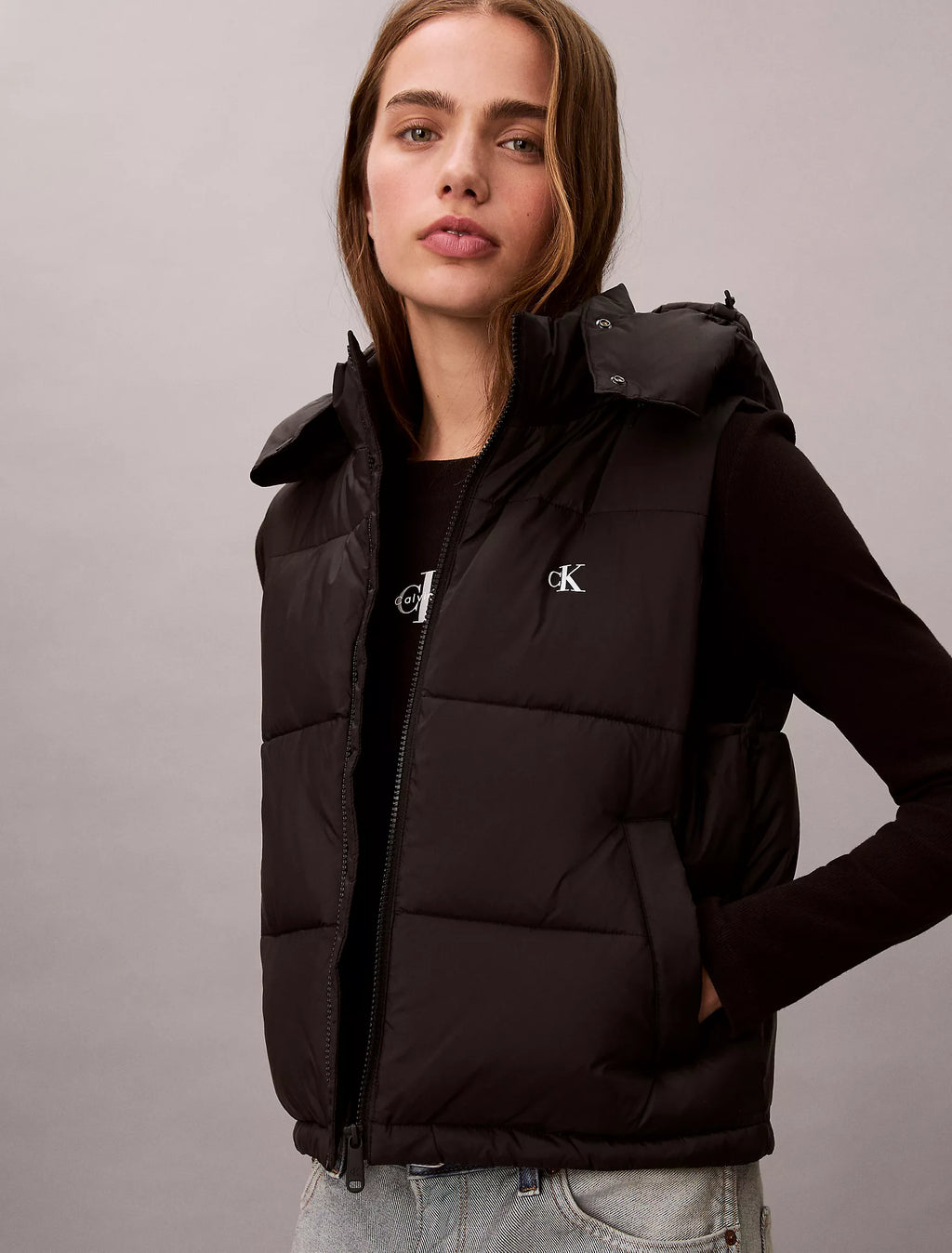 Calvin Klein - Nylon Monogram Puffer Vest