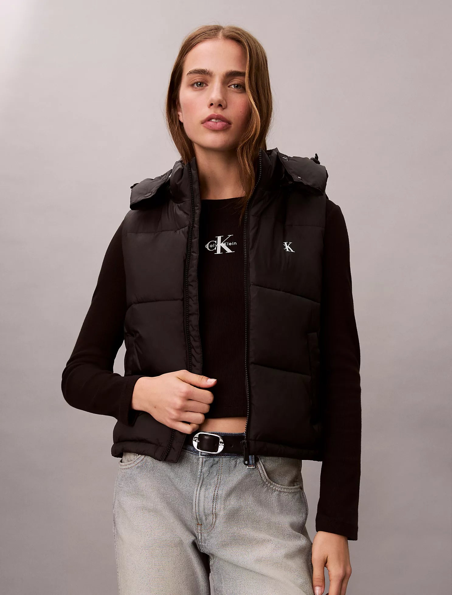Calvin Klein - Nylon Monogram Puffer Vest