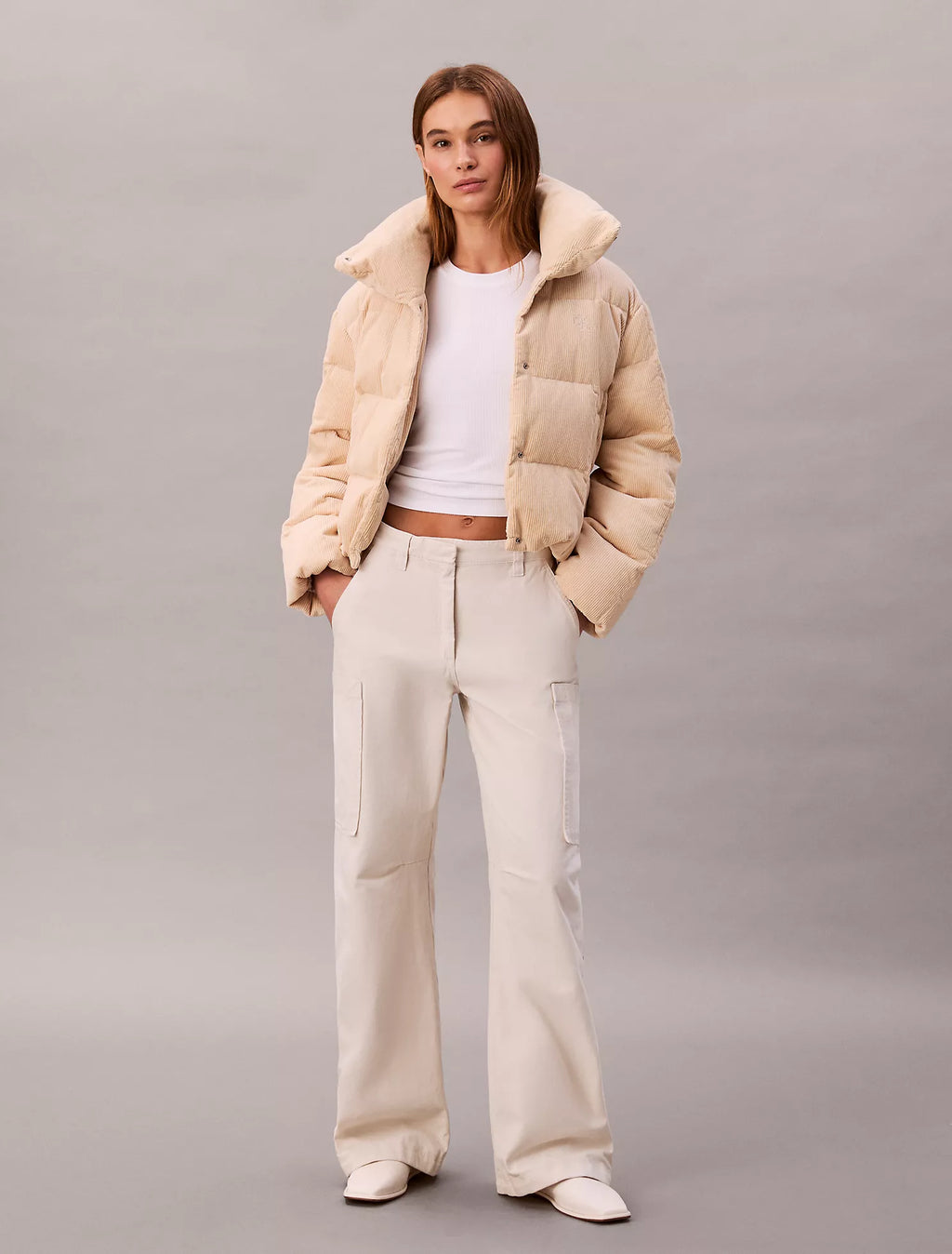 Calvin Klein - Corduroy Puffer Jacket