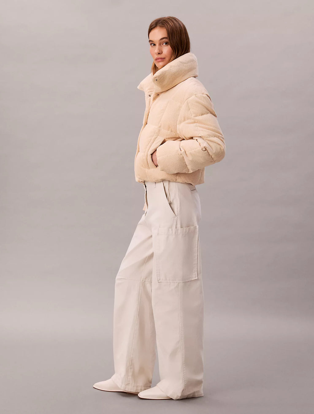 Calvin Klein - Corduroy Puffer Jacket