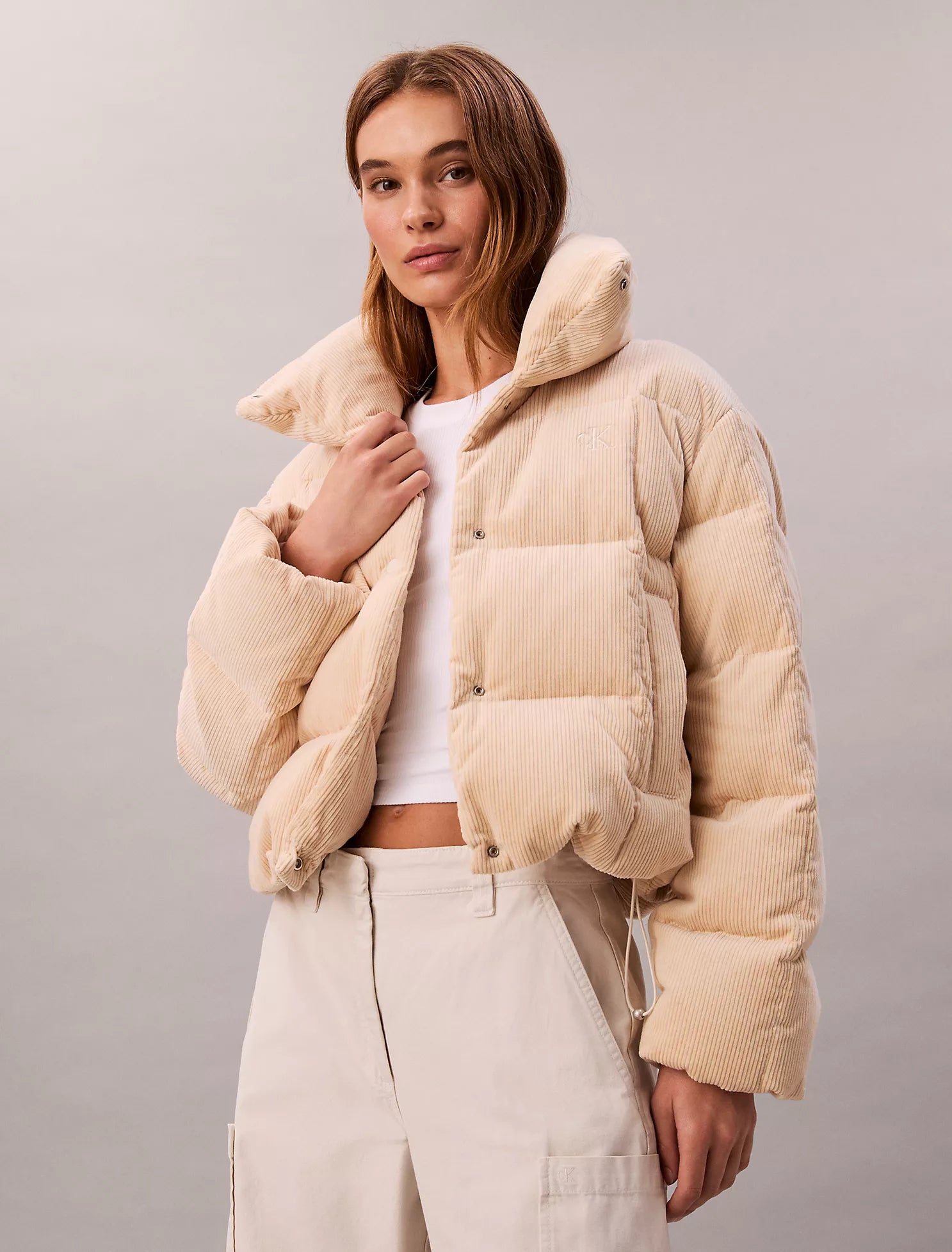 Calvin Klein - Corduroy Puffer Jacket
