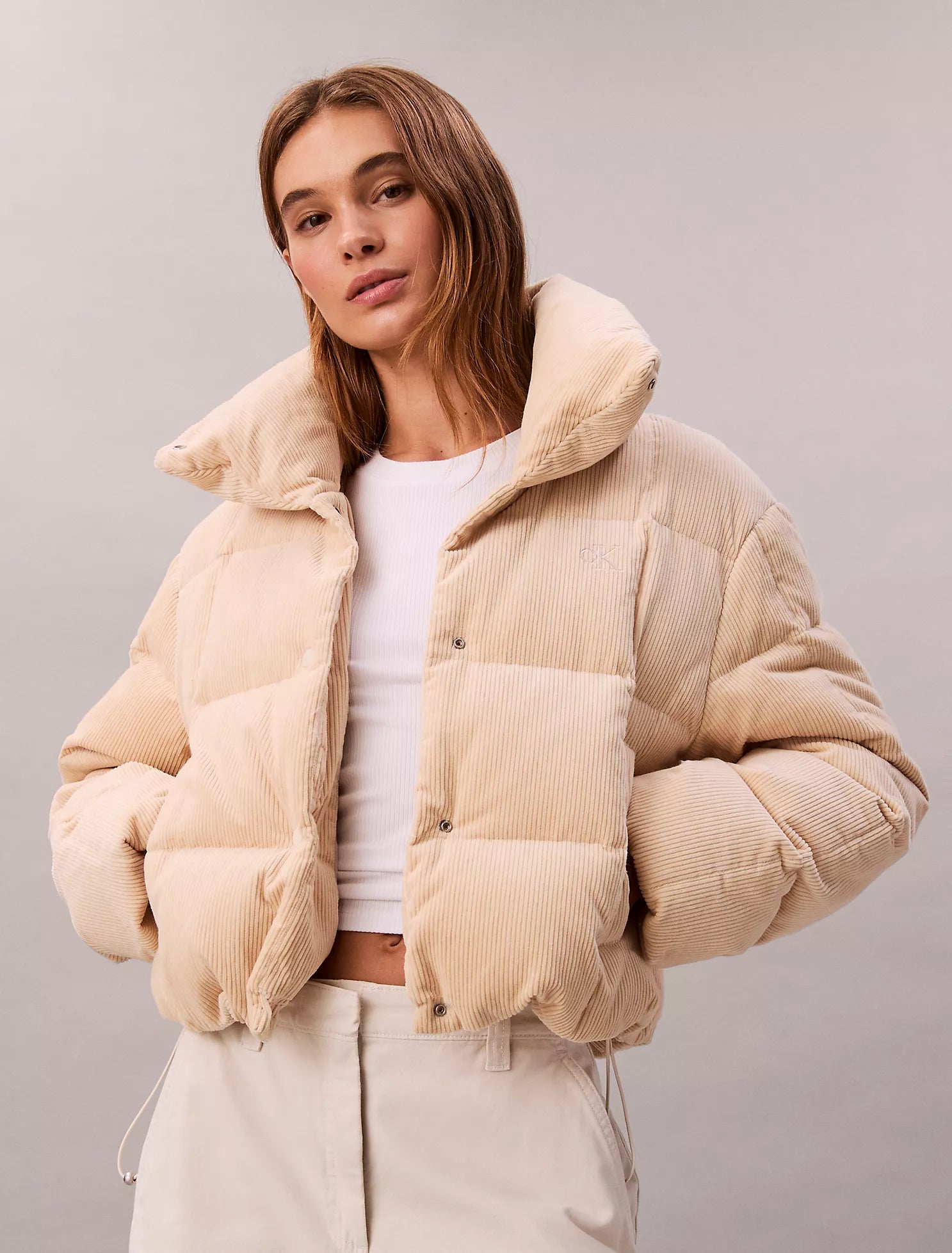 Calvin Klein - Corduroy Puffer Jacket