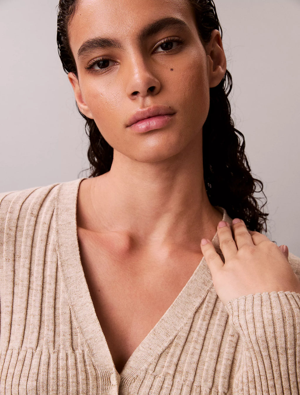 Calvin Klein - Mouline Rib Cardigan