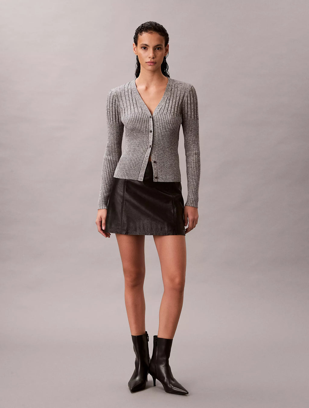 Calvin Klein - Mouline Rib Cardigan