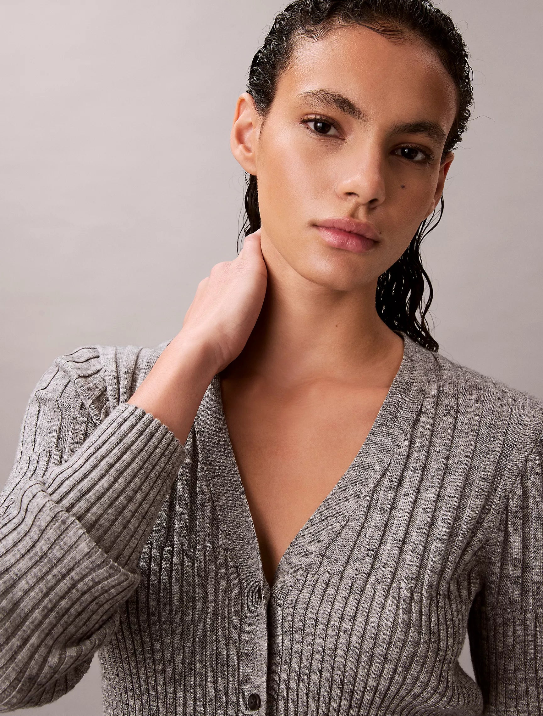 Calvin Klein - Mouline Rib Cardigan