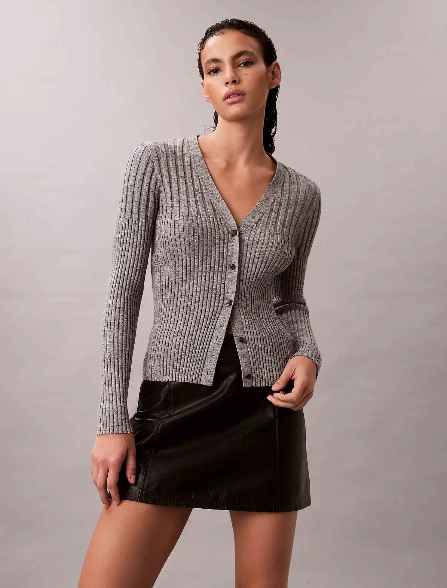 Calvin Klein - Mouline Rib Cardigan
